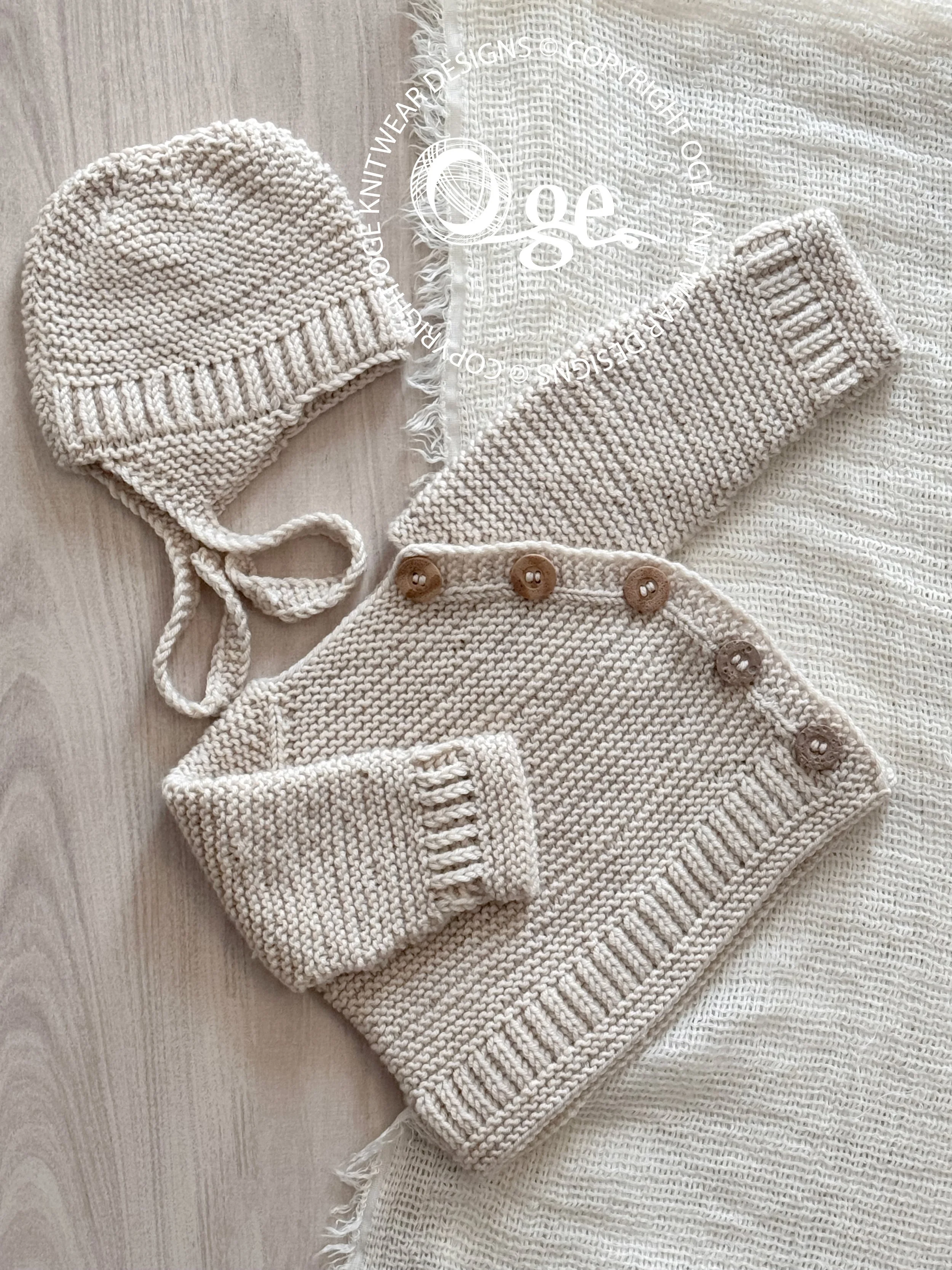 KNITTING PATTERN -- Oliver Set - P281 (A)