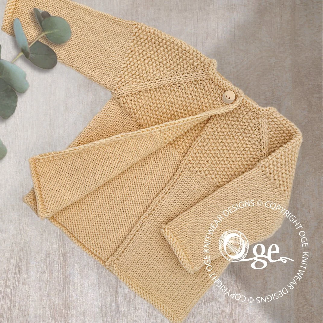 NEW RELEASE!! KNITTING PATTERN               -- Buttercup Cardigan - P301