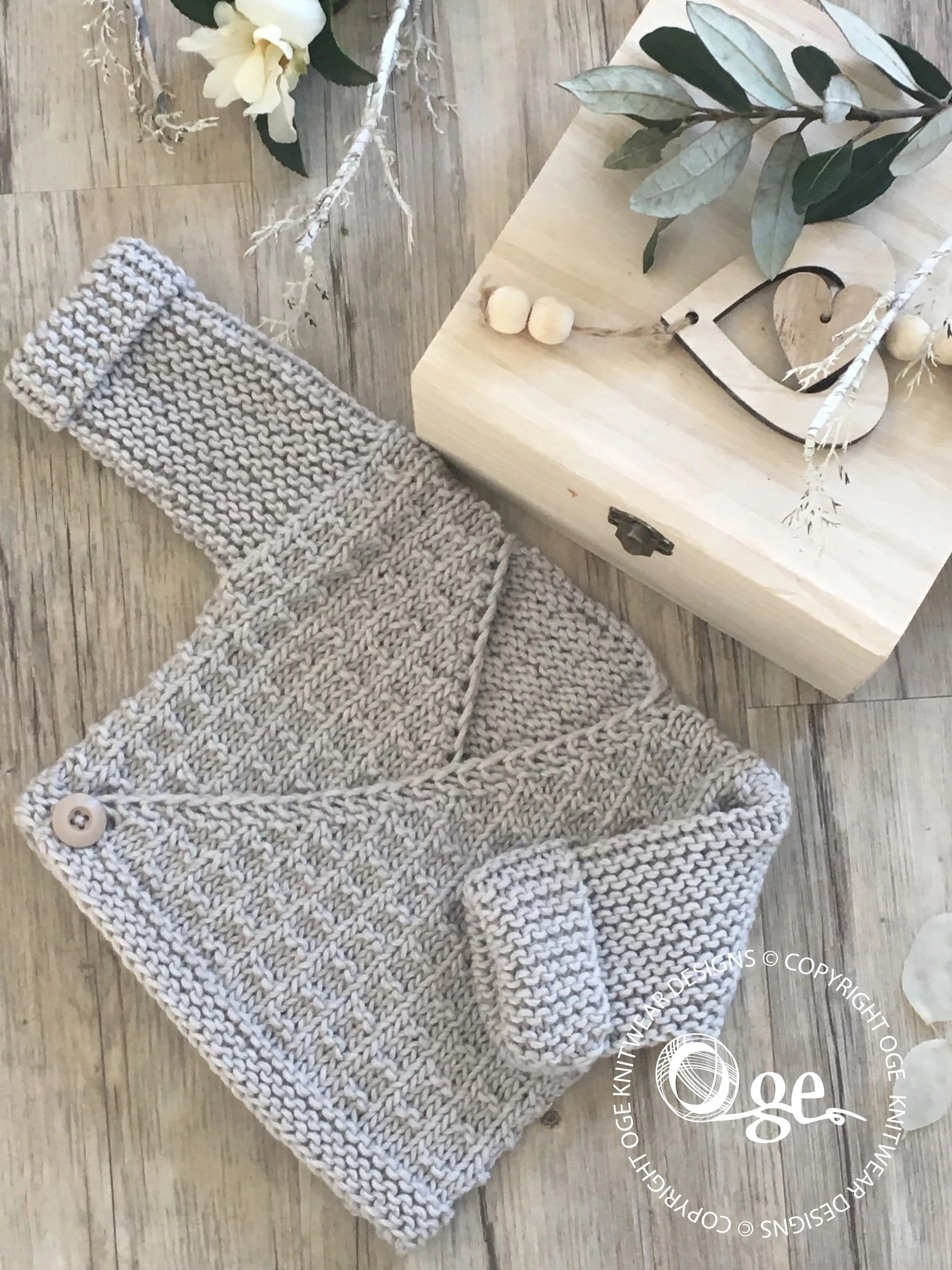 KNITTING PATTERN -- Avonlea Cross Over Top – P146
