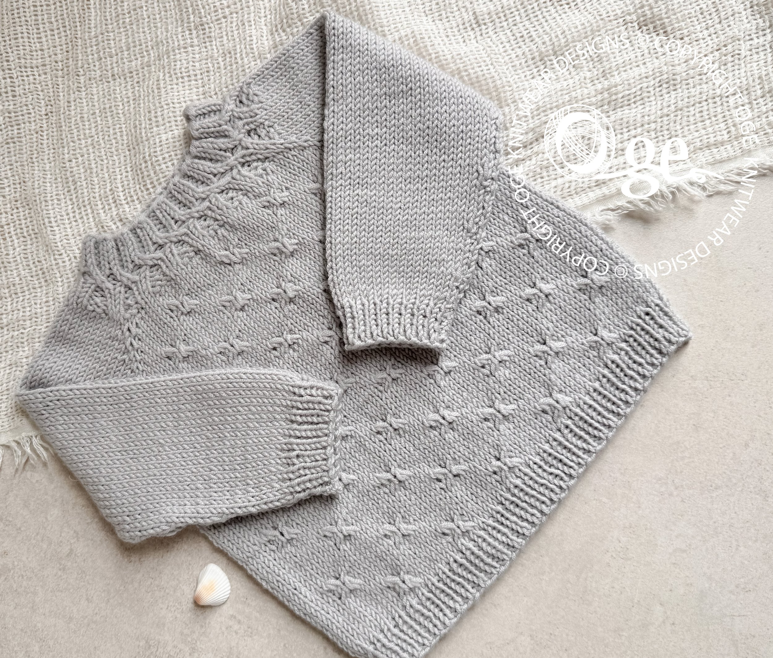 KNITTING PATTERN -- Butterfly Sweater - P299