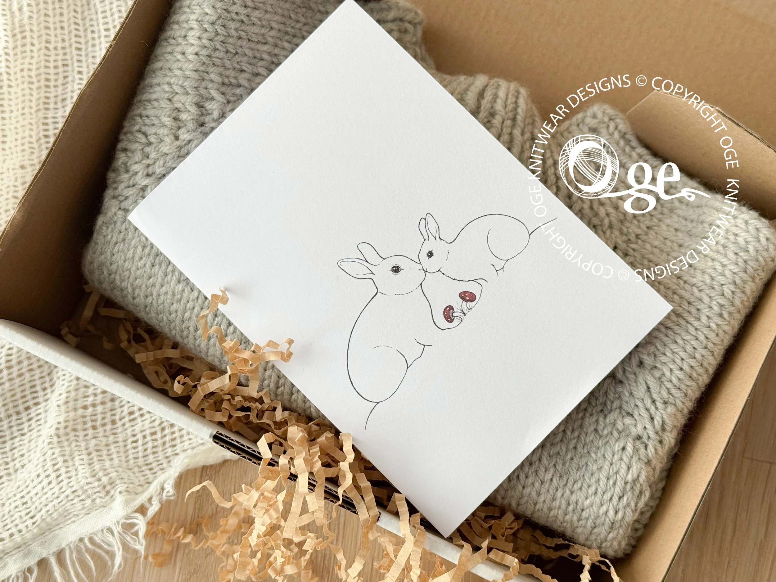 PDF CARD-Baby animal card set - M008