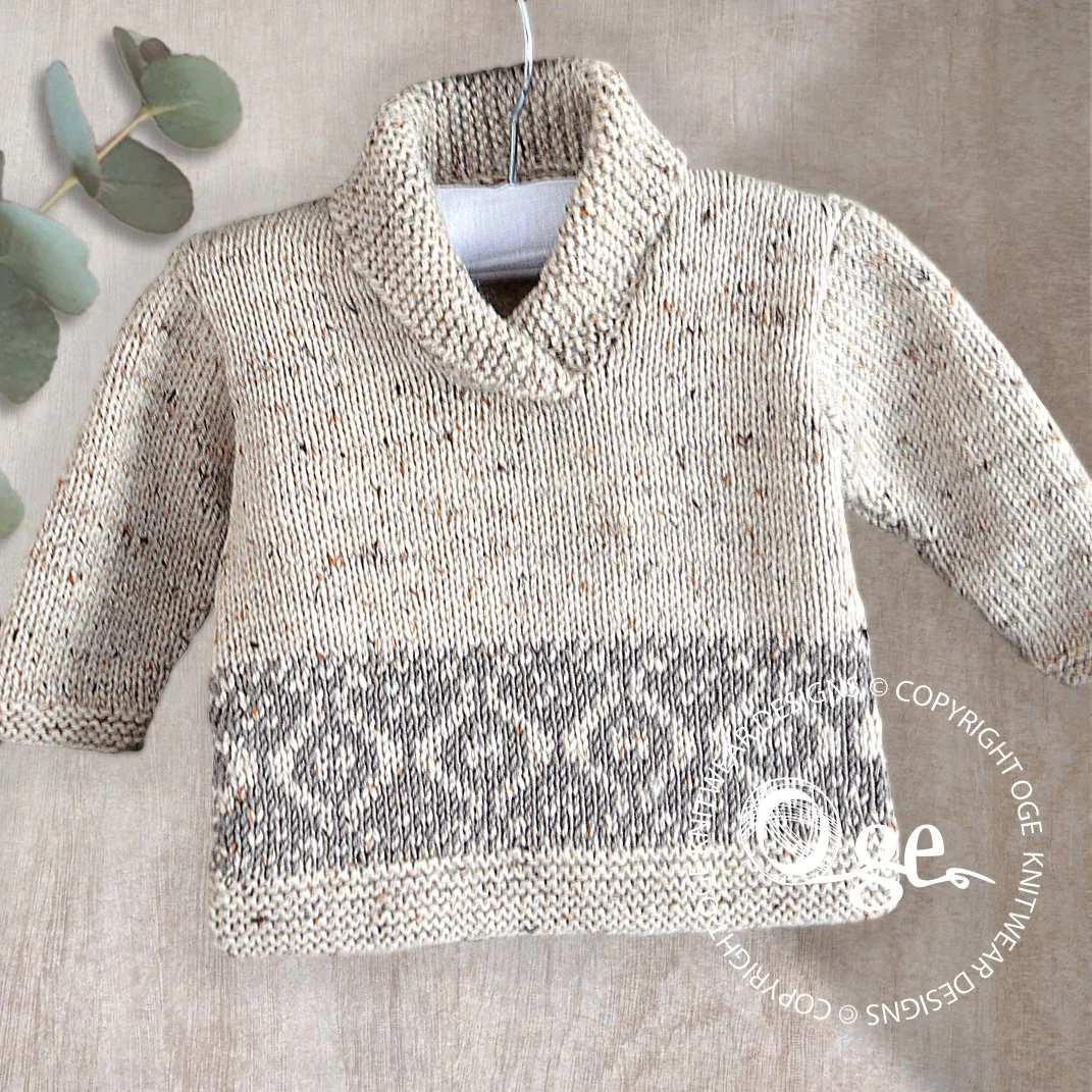 KNITTING PATTERN               -- Northgate Tweed Sweater – P149