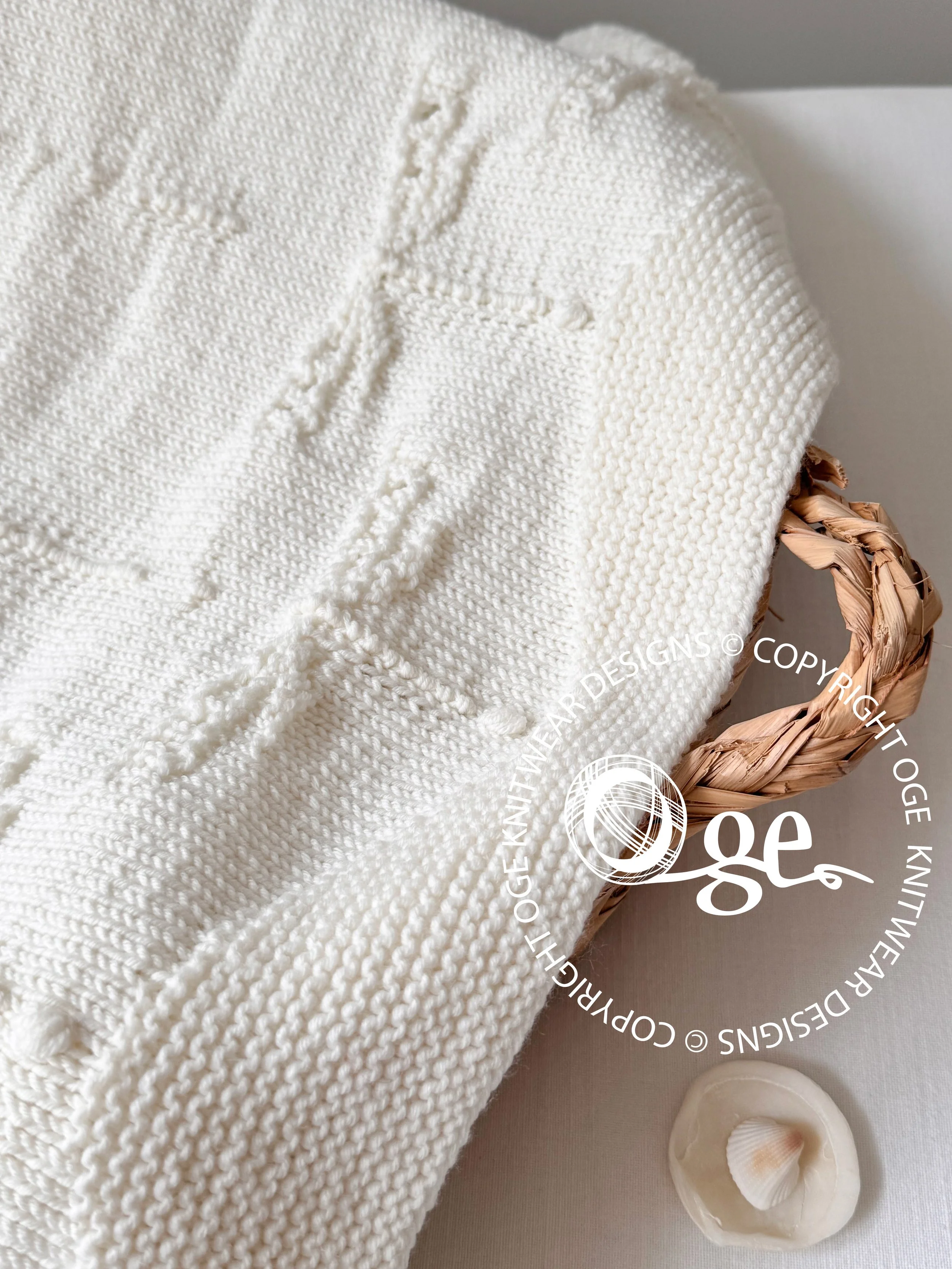 KNITTING PATTERN -- Grace Blanket - P281 (B)