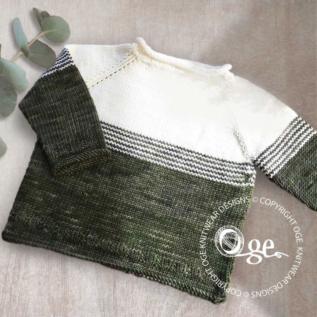 KNITTING PATTERN -- Wintergreen Sweater - P183