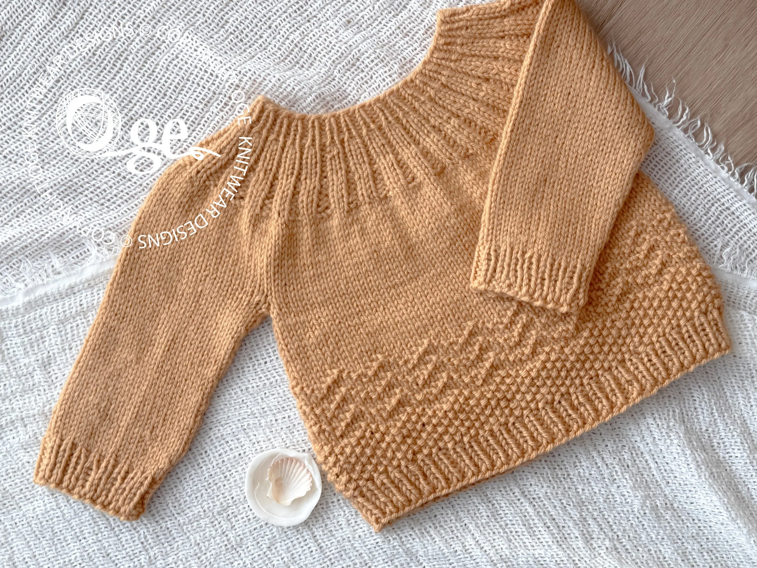KNITTING PATTERN -- Sandefjord Sweater - P255