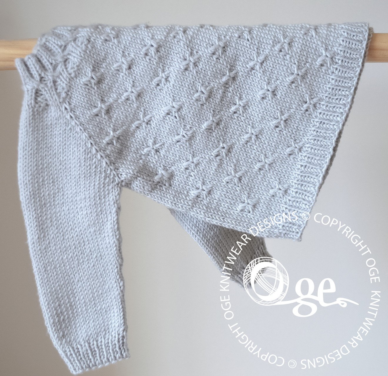 KNITTING PATTERN -- Butterfly Sweater - P299