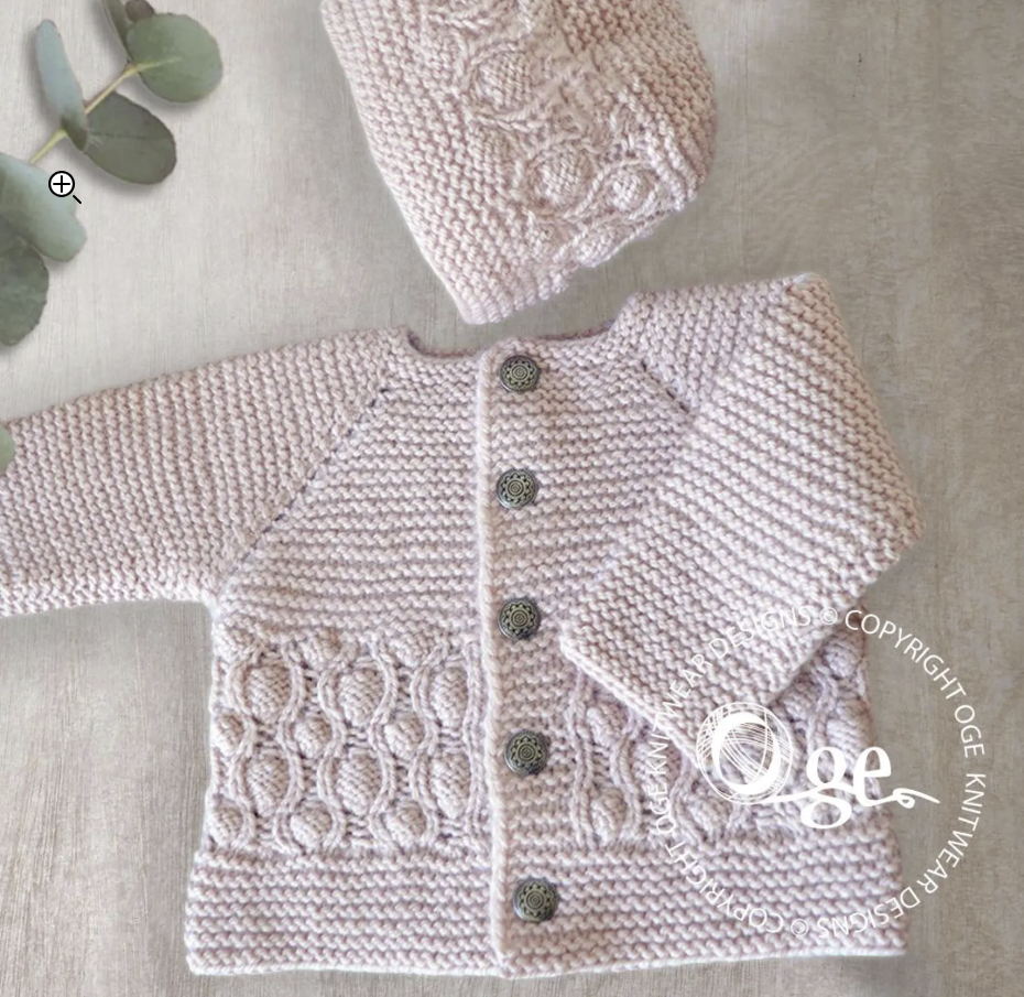 KNITTING PATTERN - 'RE-RELEASE' - Frida Cardigan & Hat - P246