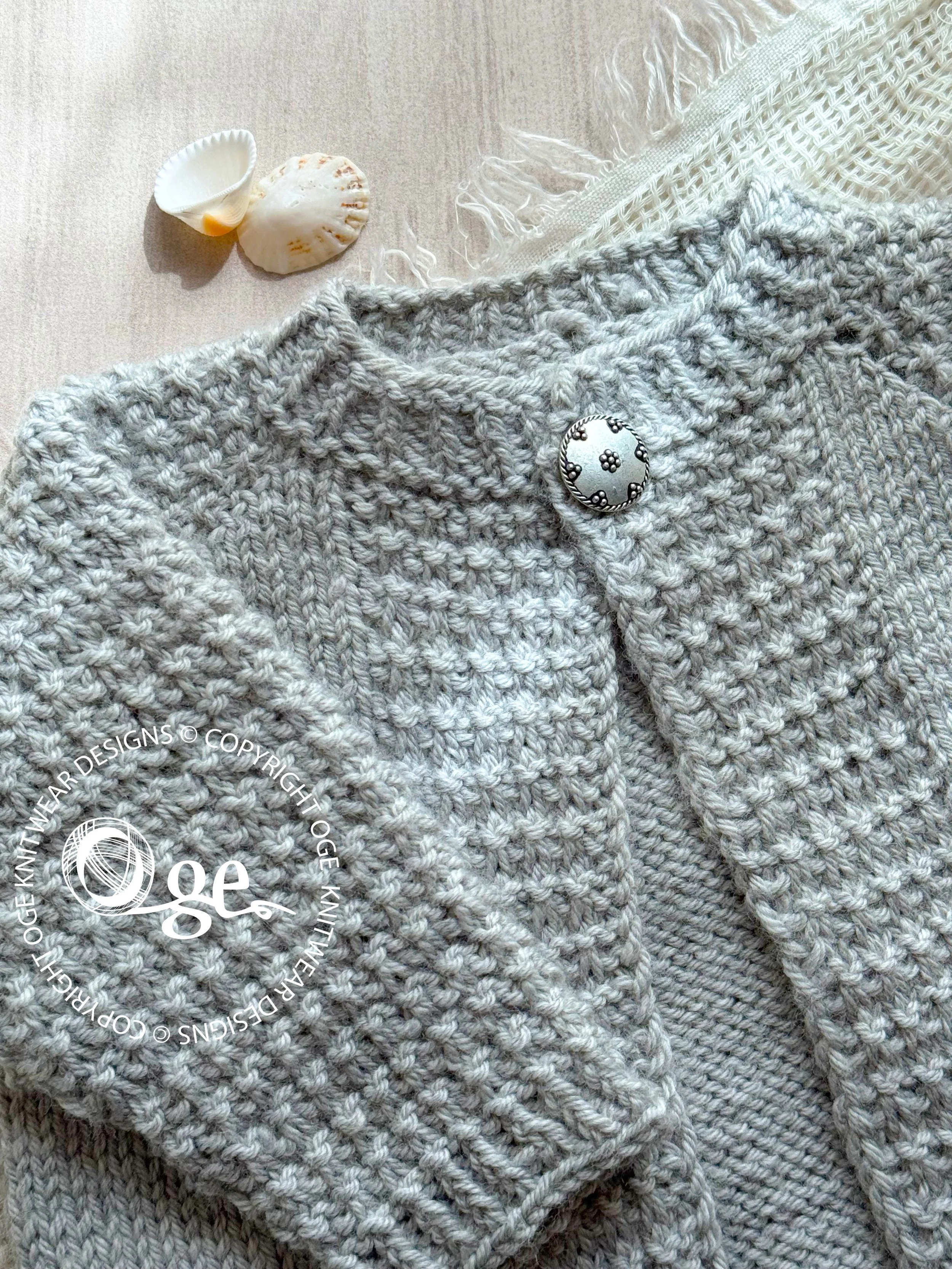 KNITTING PATTERN -- Jardin Cardigan - P248