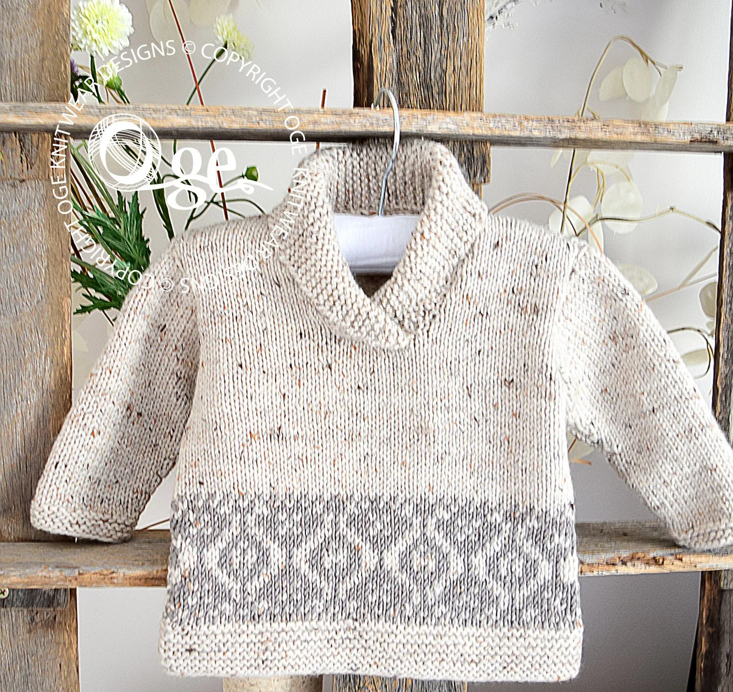KNITTING PATTERN -- Northgate Tweed Sweater – P149