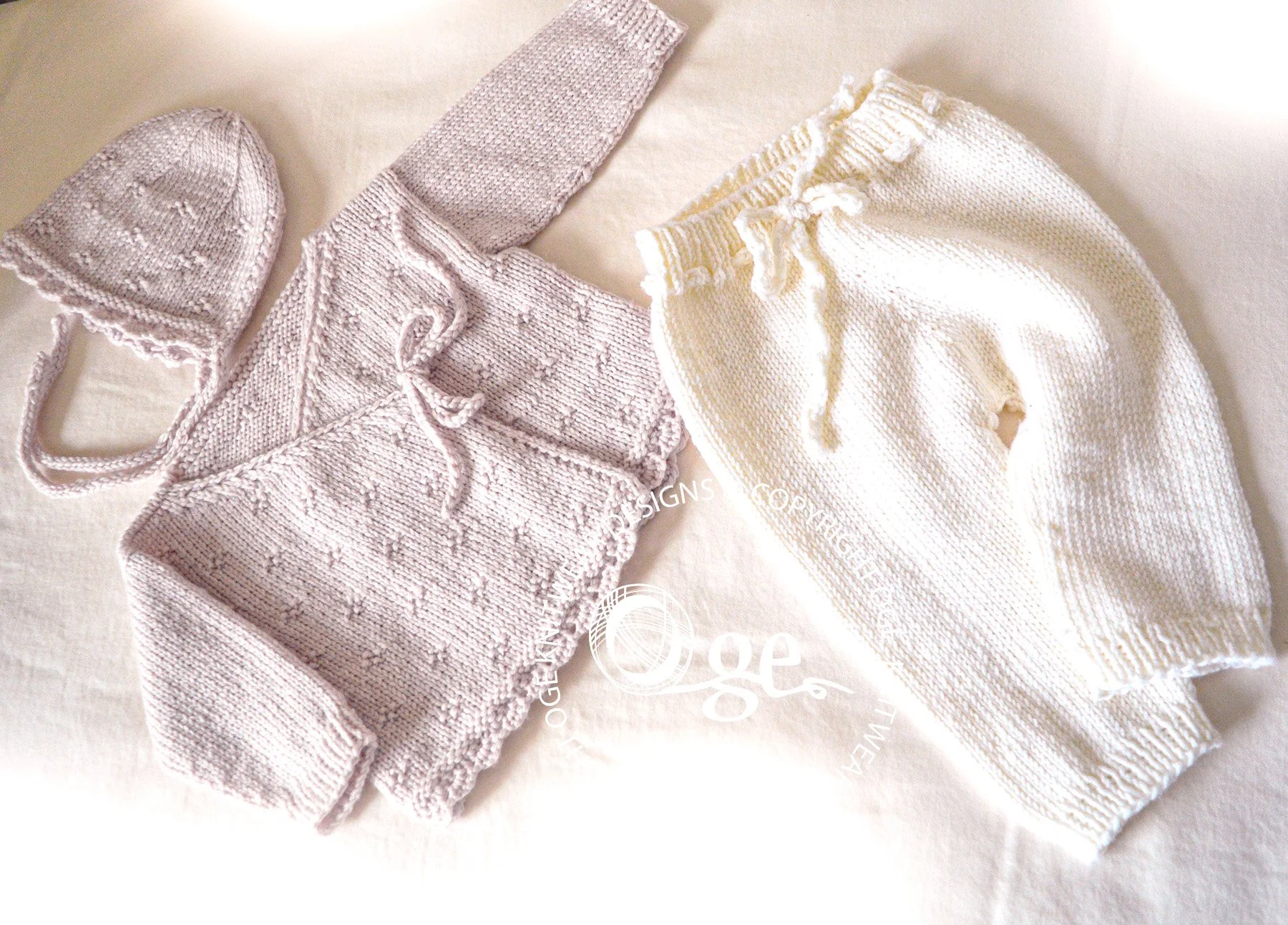 KNITTING PATTERN -- Elise Set - P283 (A)