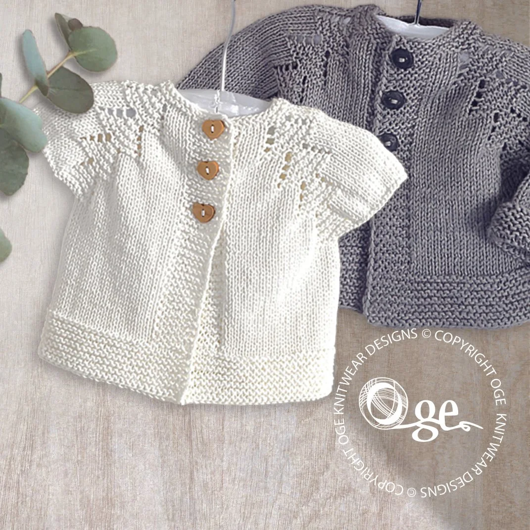 KNITTING PATTERN -- Flume’ Top Down Cardigan - P132