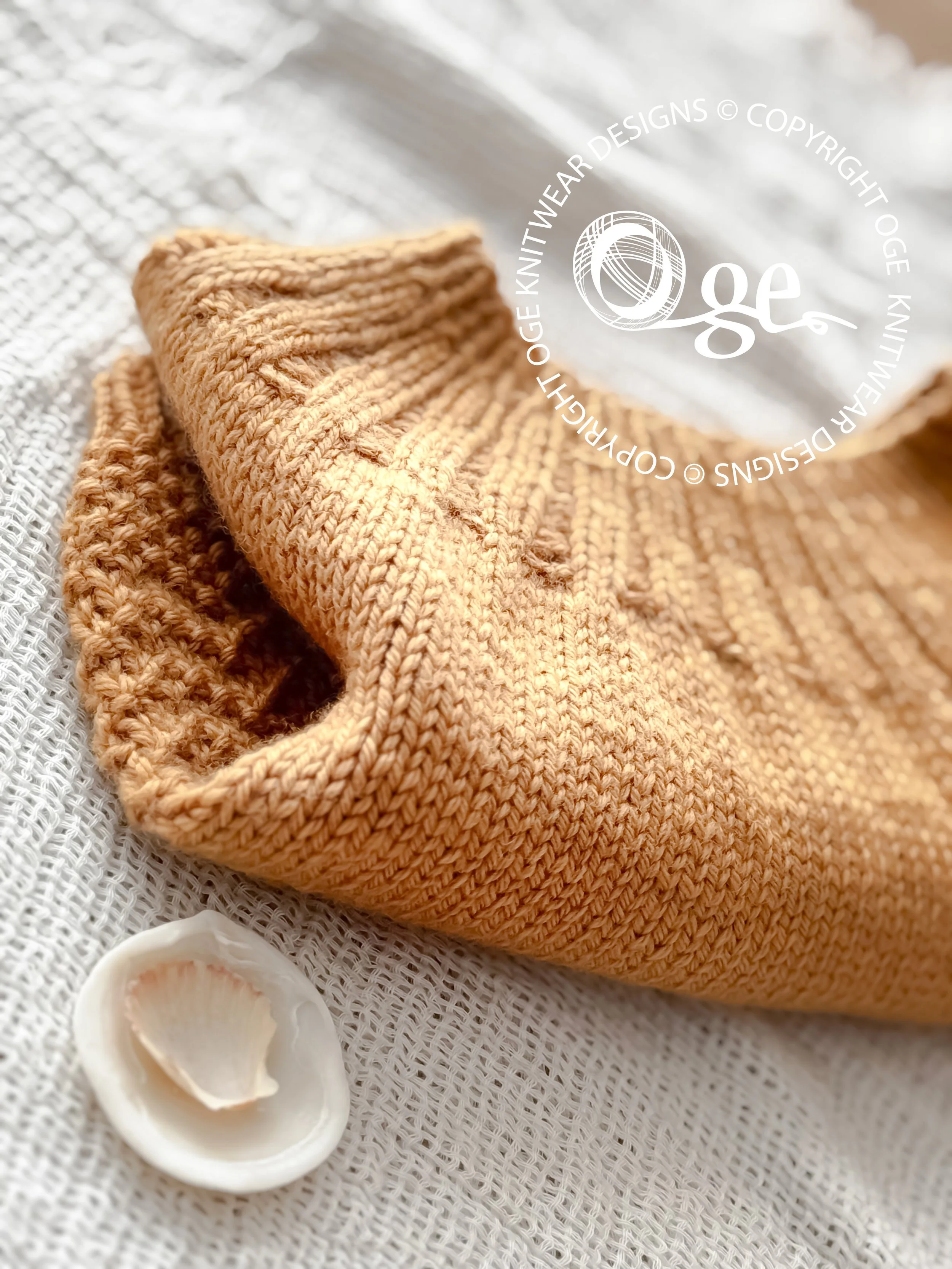 KNITTING PATTERN -- Sandefjord Sweater - P255
