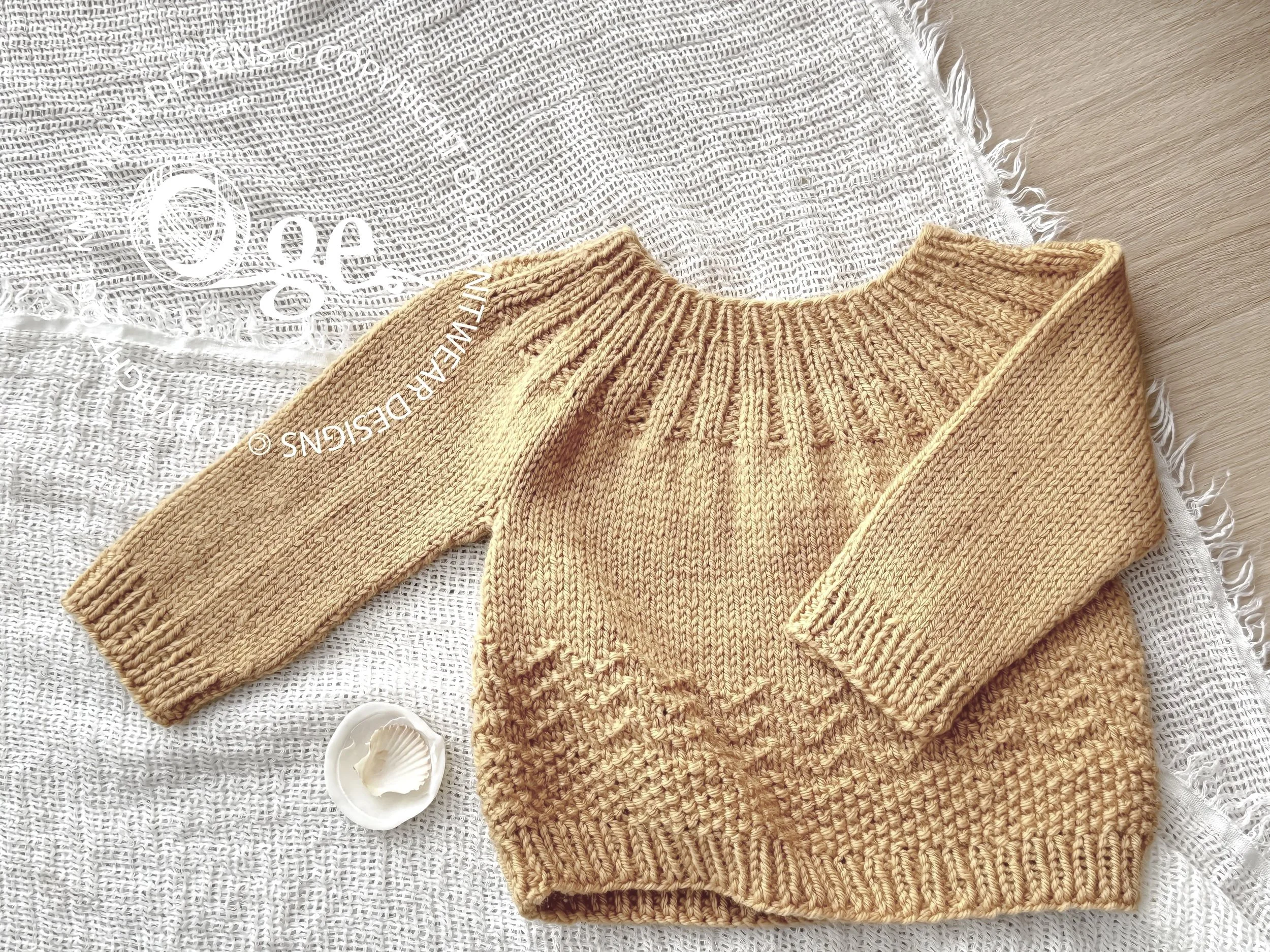 KNITTING PATTERN -- Sandefjord Sweater - P255