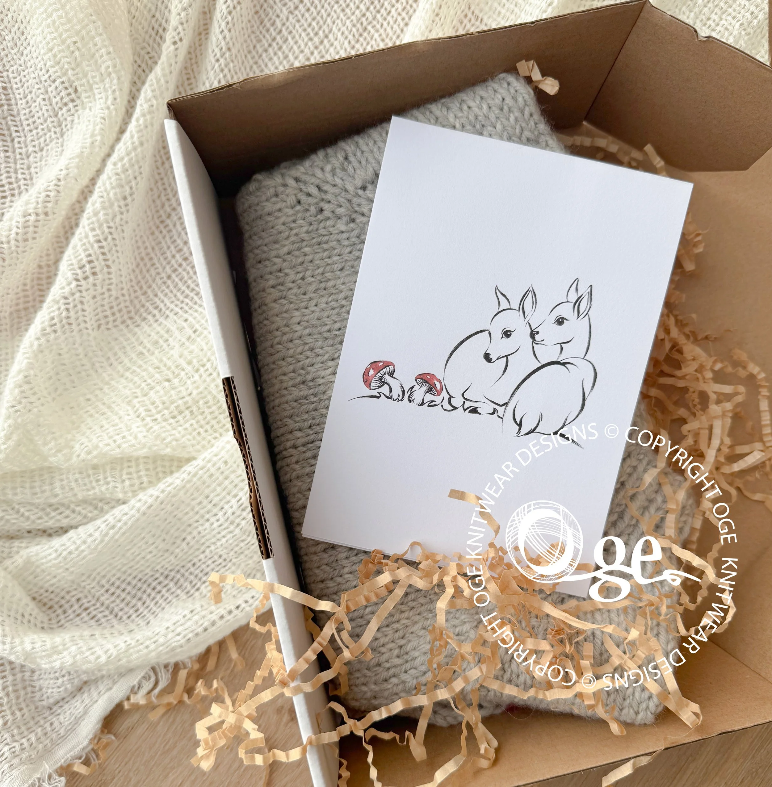 PDF CARD-Baby animal card set - M008