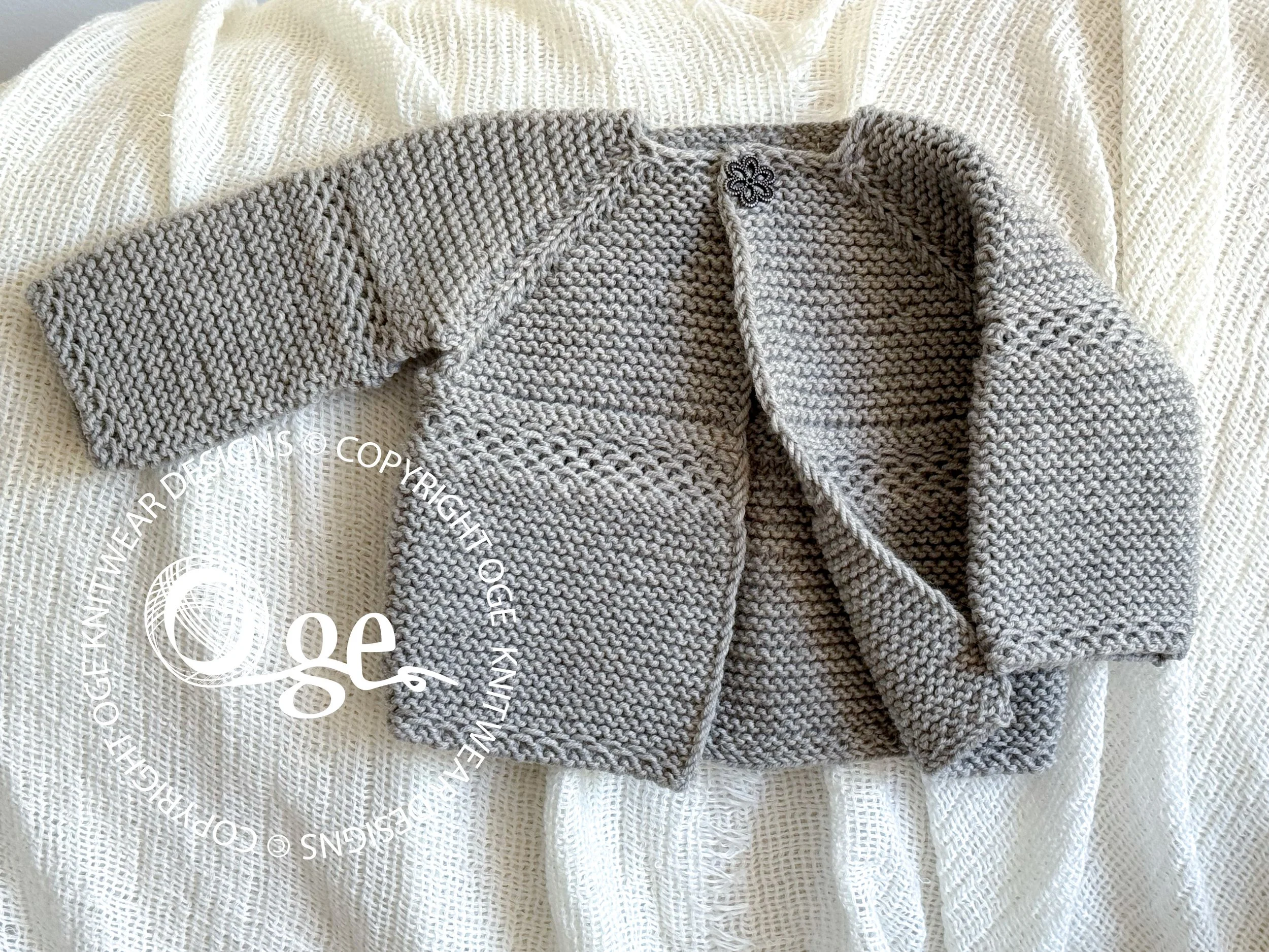 KNITTING PATTERN -- Astrid Cardigan - P306