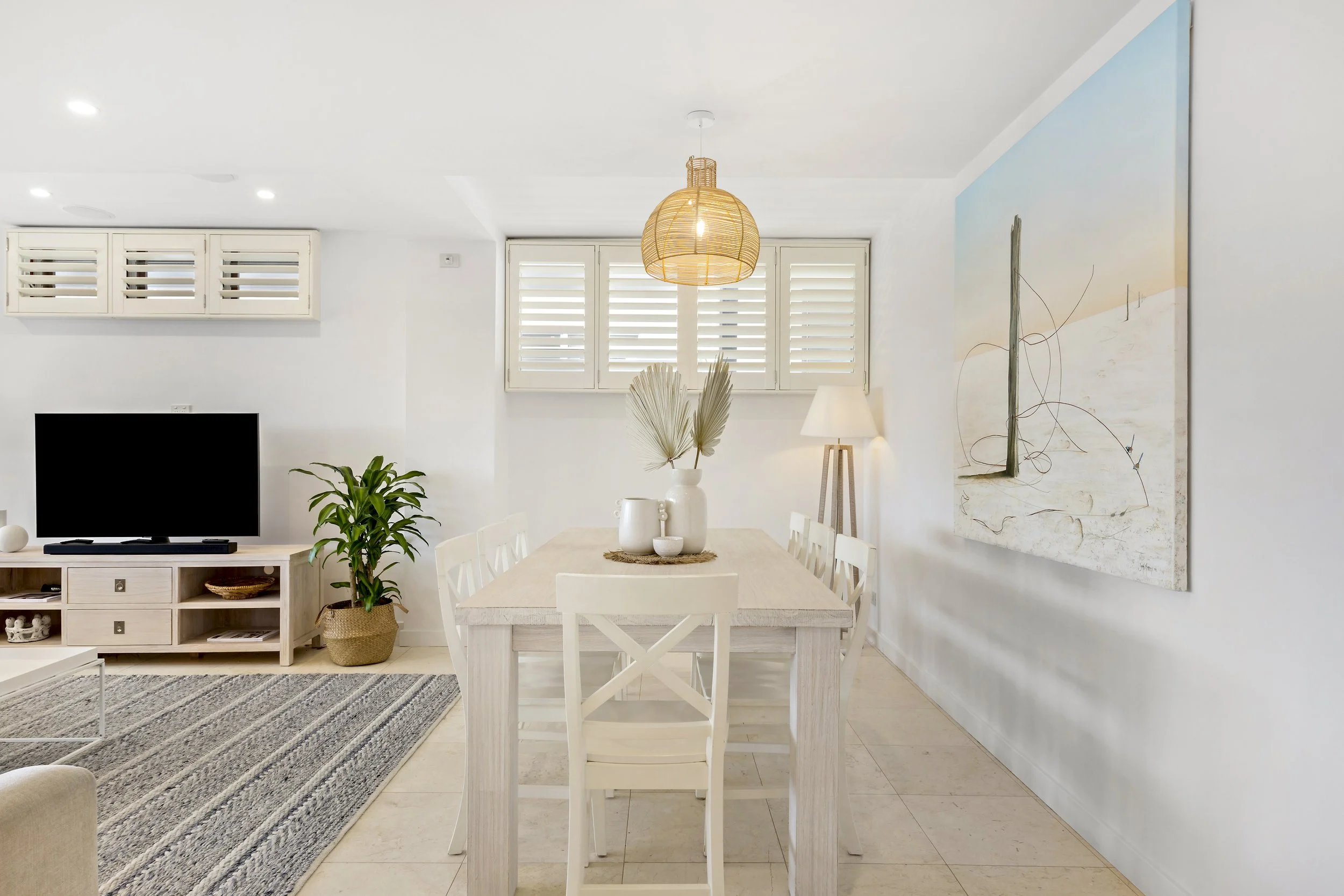 Living area inside 17 Curry Street. A luxurious three story residence designed and constructed by Arcbuild's in-house design team.