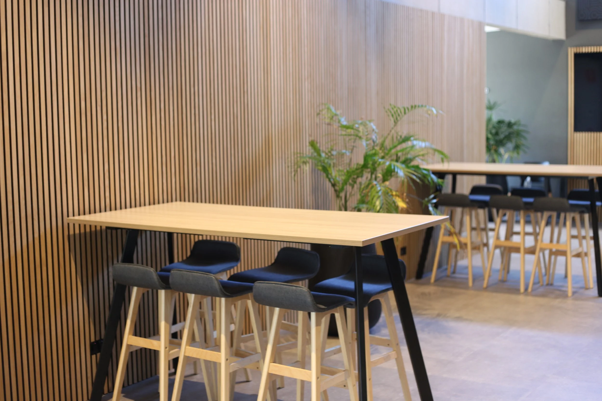 Peregian Digital Hub - wall panelling & benches