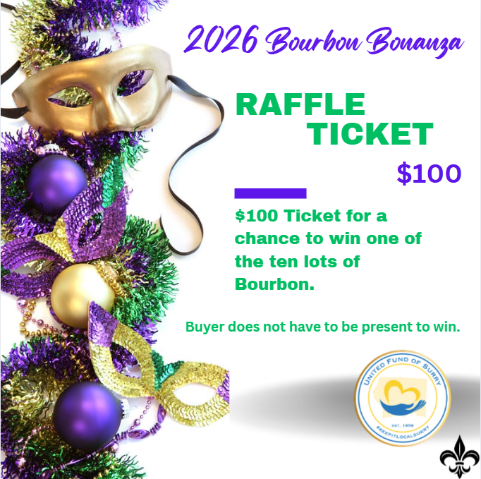 Bourbon Bonanza Raffle Ticket