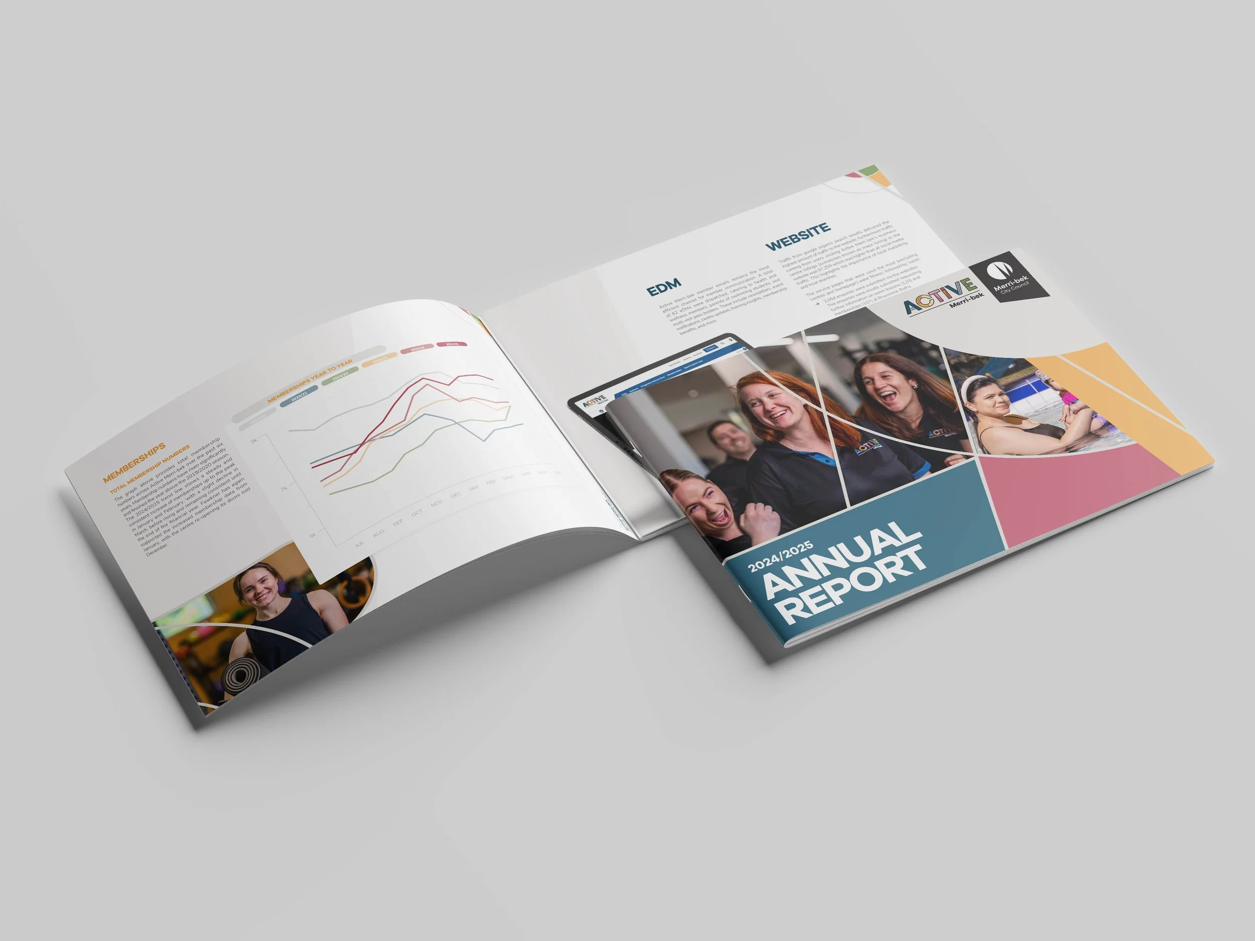 Annual report design for Australian business by in8creative