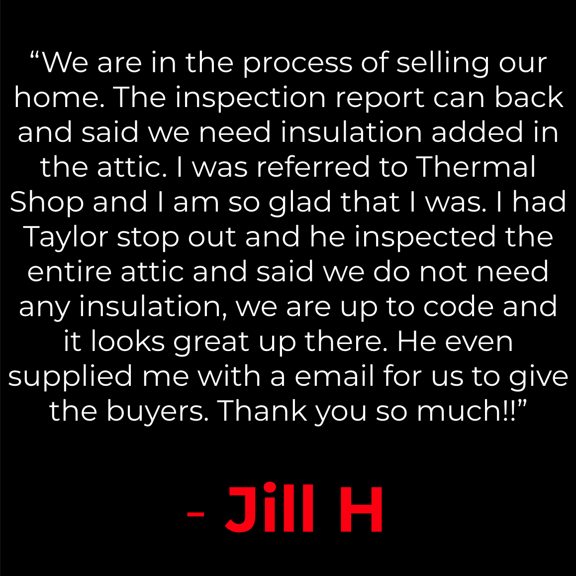 Thermal Shop 5 star review