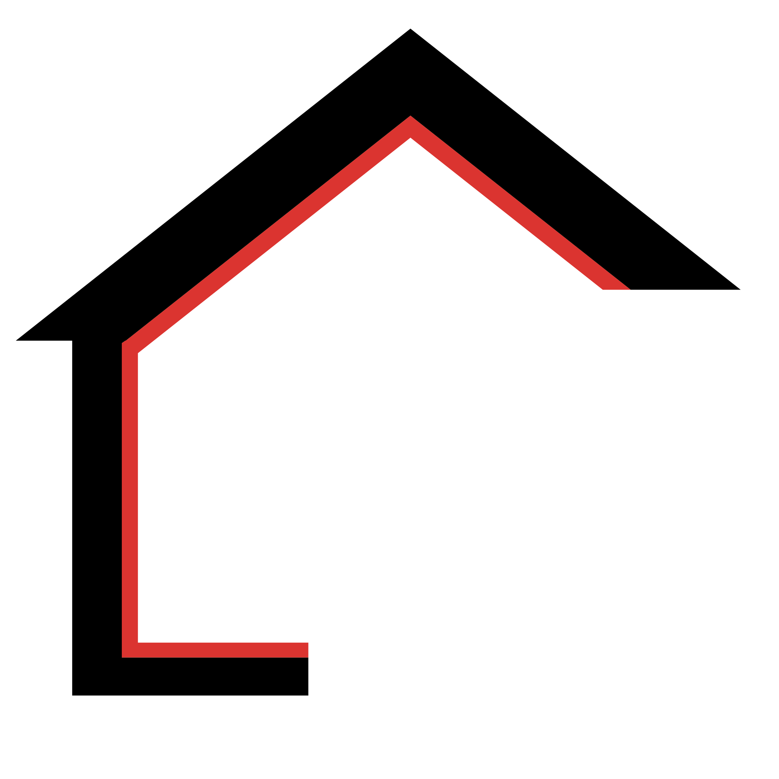 Thermal Shop house logo representing professional insulation, spray foam, air sealing, and shelving services in Eastern Iowa.