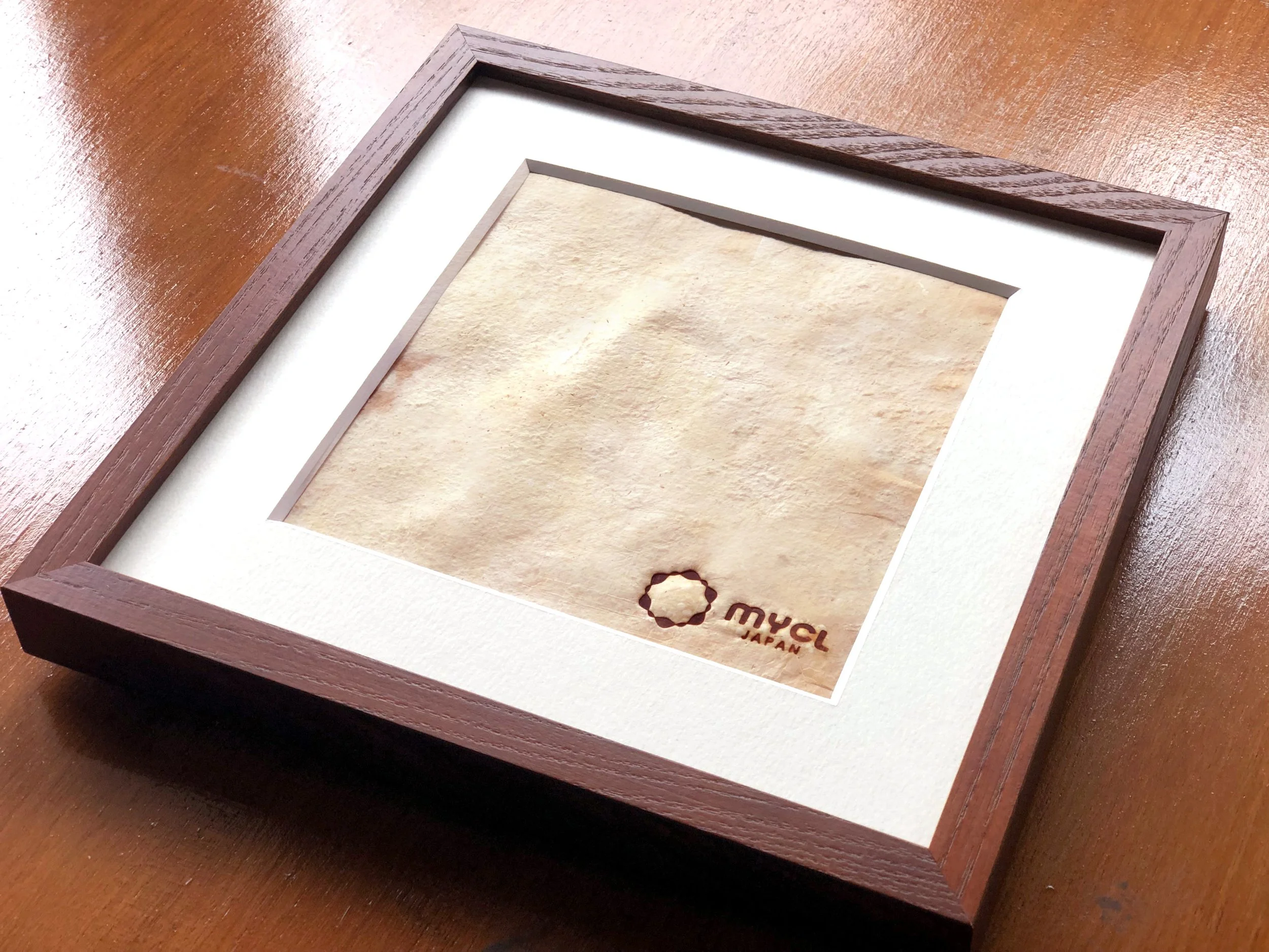 マッシュルームレザーフレームアート