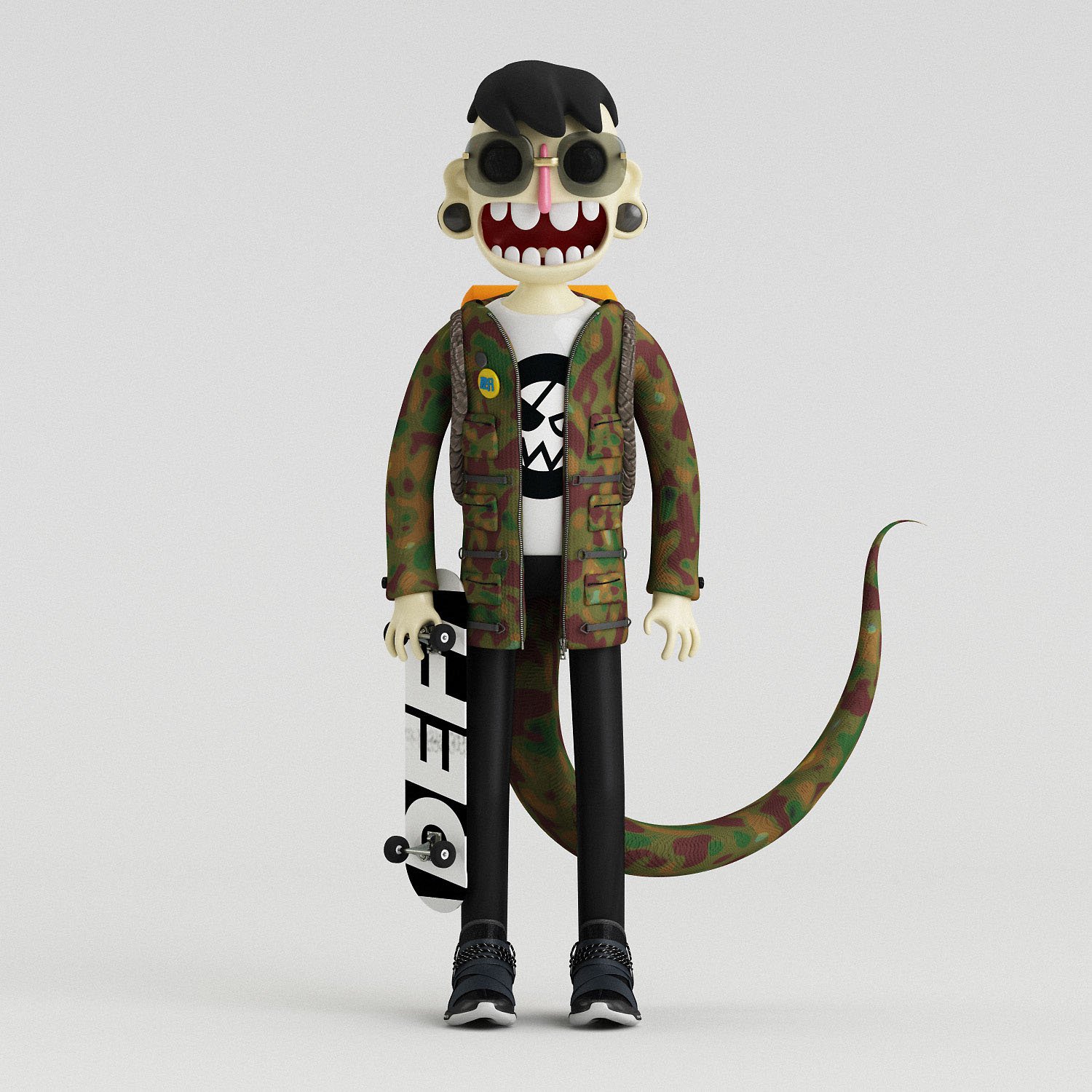 3D character render