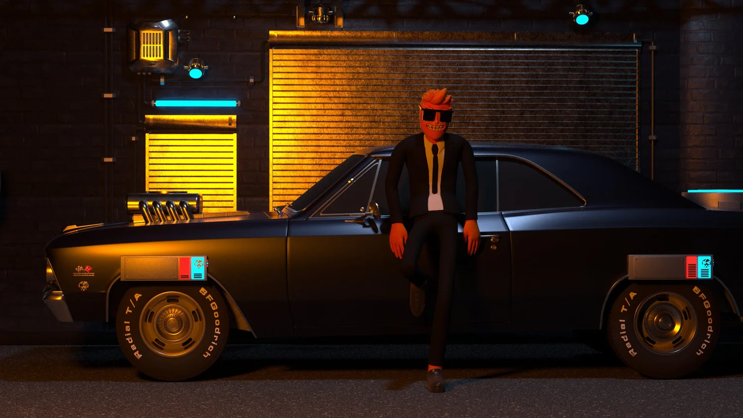 3D character render