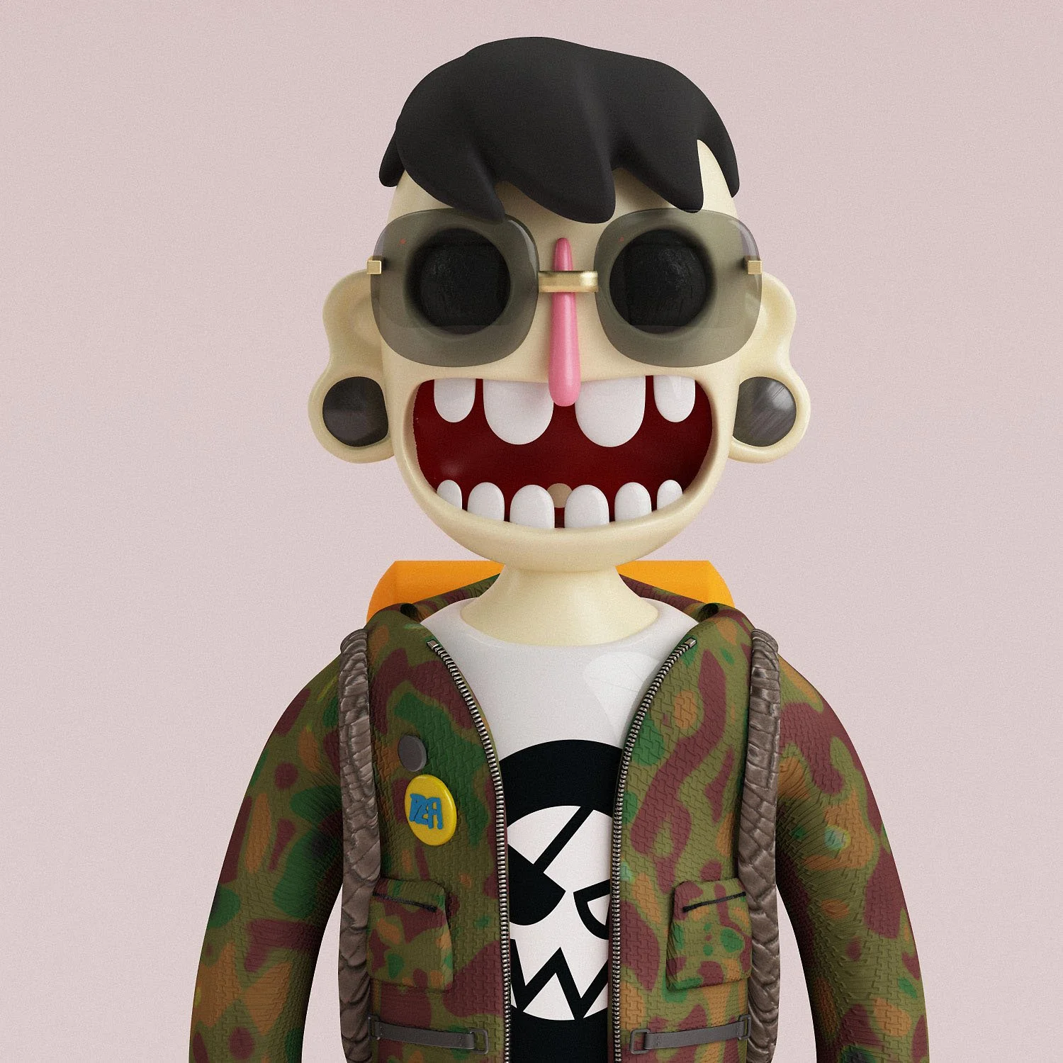 3D character render