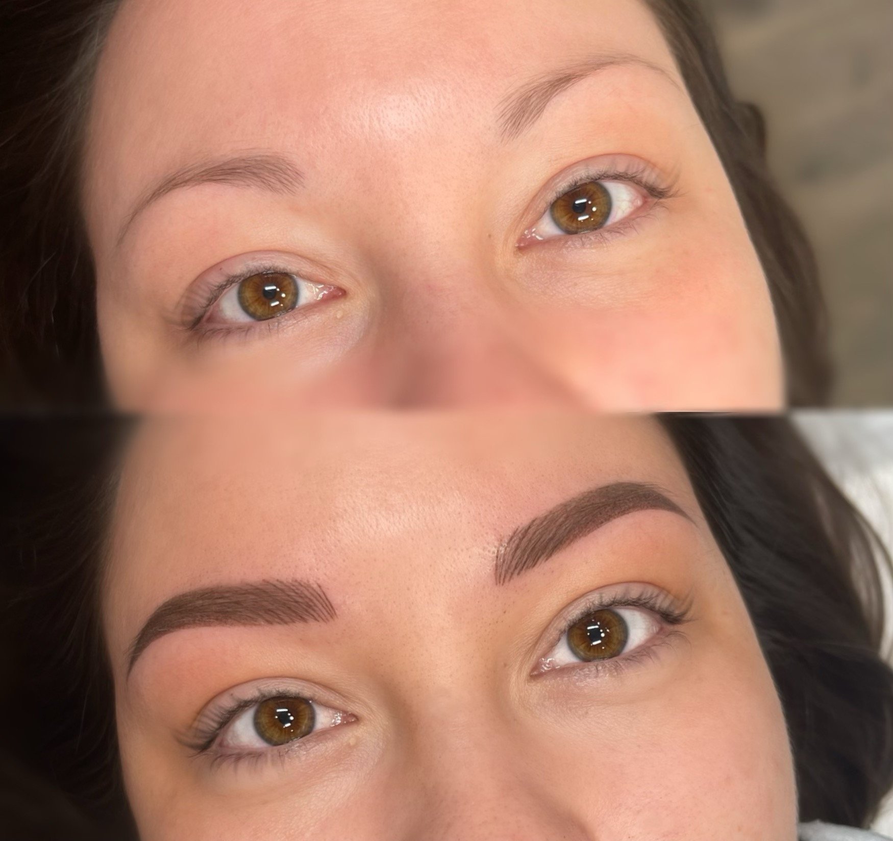 Elevate your look with our combo brow transformation! 😍✨ Experience the best of both worlds with natural-looking hair strokes and defined shape that lasts. Say hello to effortlessly flawless brows, 24/7. 

Permanent Makeup by- Shemina 
@dayam_nice_b