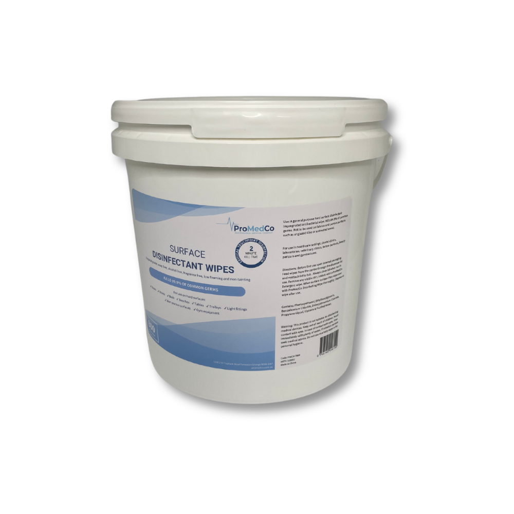 ProMedCo Gym Surface Disinfectant Wipes Bucket — ProMedCo