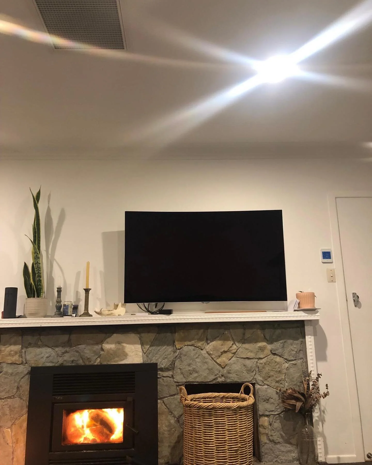 🔥 A recent heat transfer install, taking excess heat from the lounge fireplace throughout the house, custom designed for quiet and efficient operation with an inlet filter to clean the air. 👌