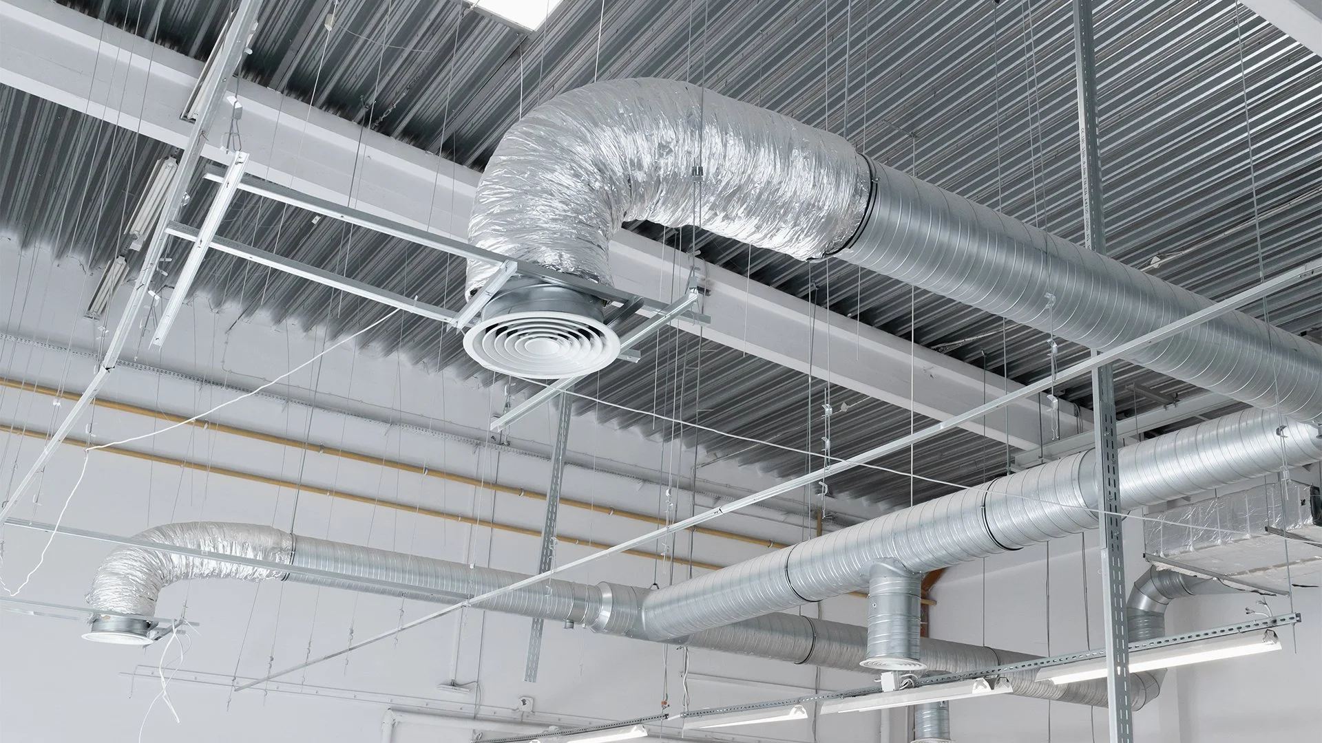 Commercial air-conditioning vents.