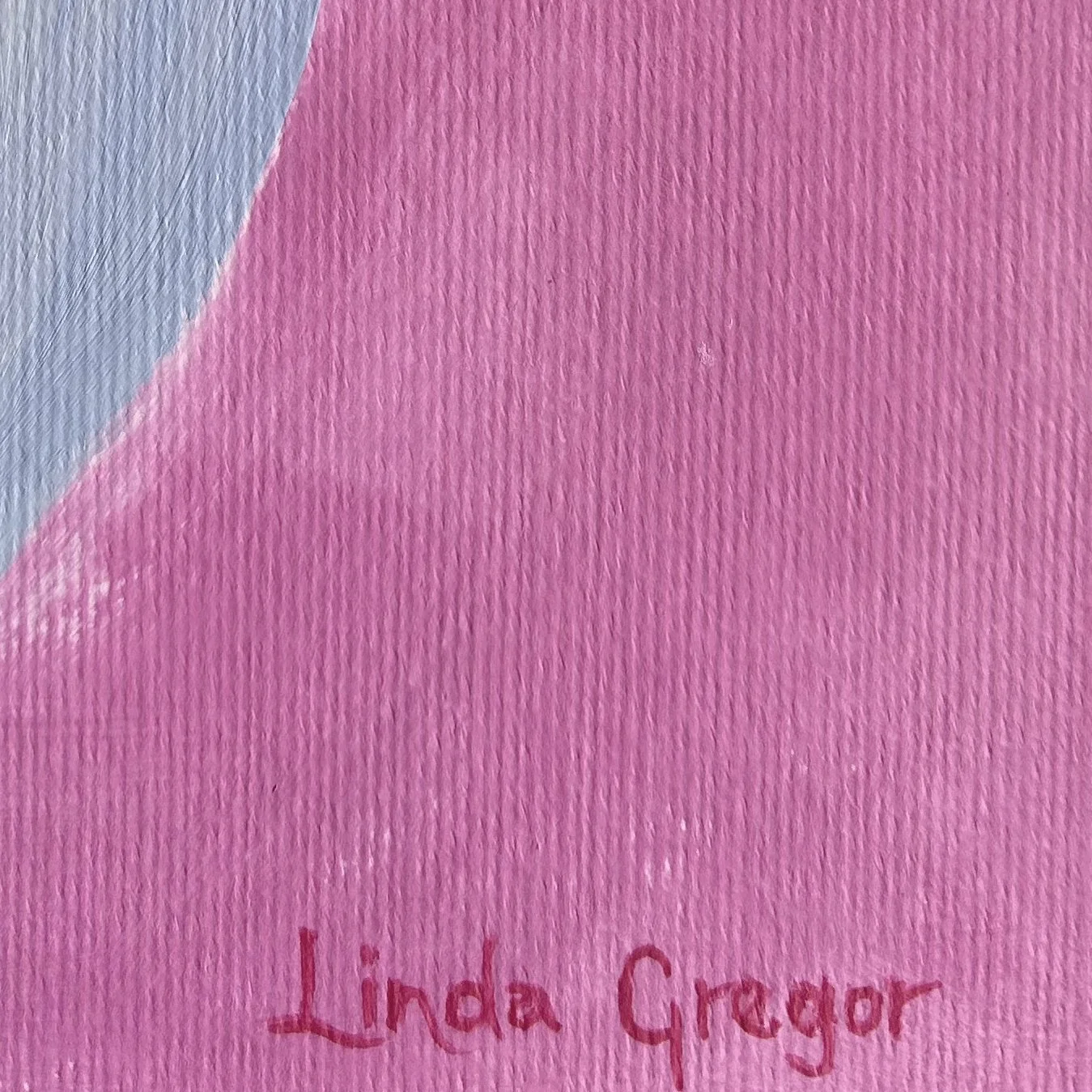 Linda Gregor Australian Artist Bursts of Pink Delight signature.jpg
