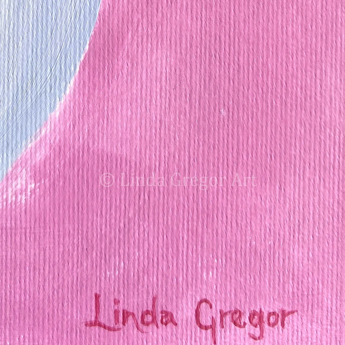 Linda Gregor Australian Artist Bursts of Pink Delight signature.jpg