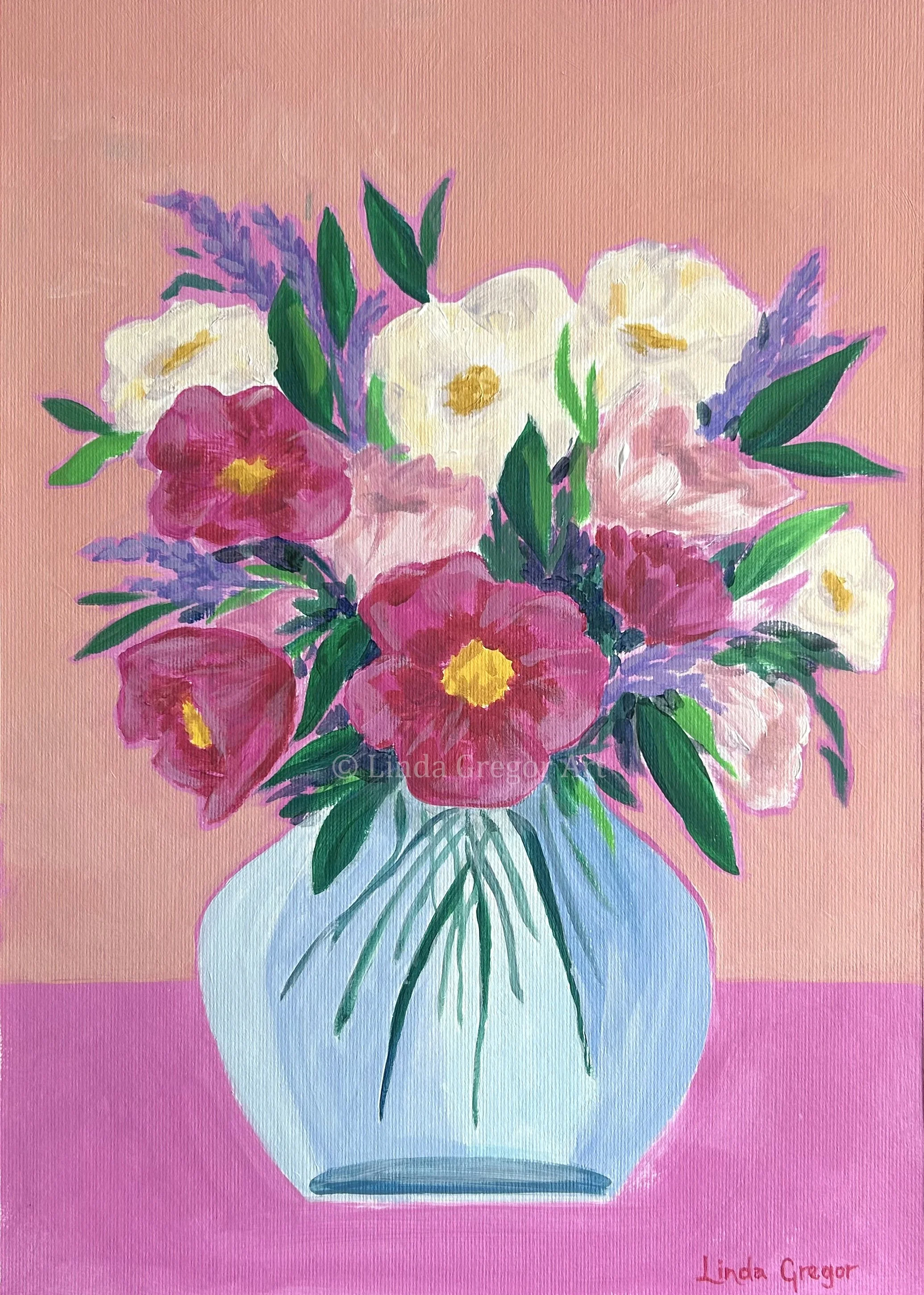 Linda Gregor Australian Artist Bursts of Pink Delight.jpg