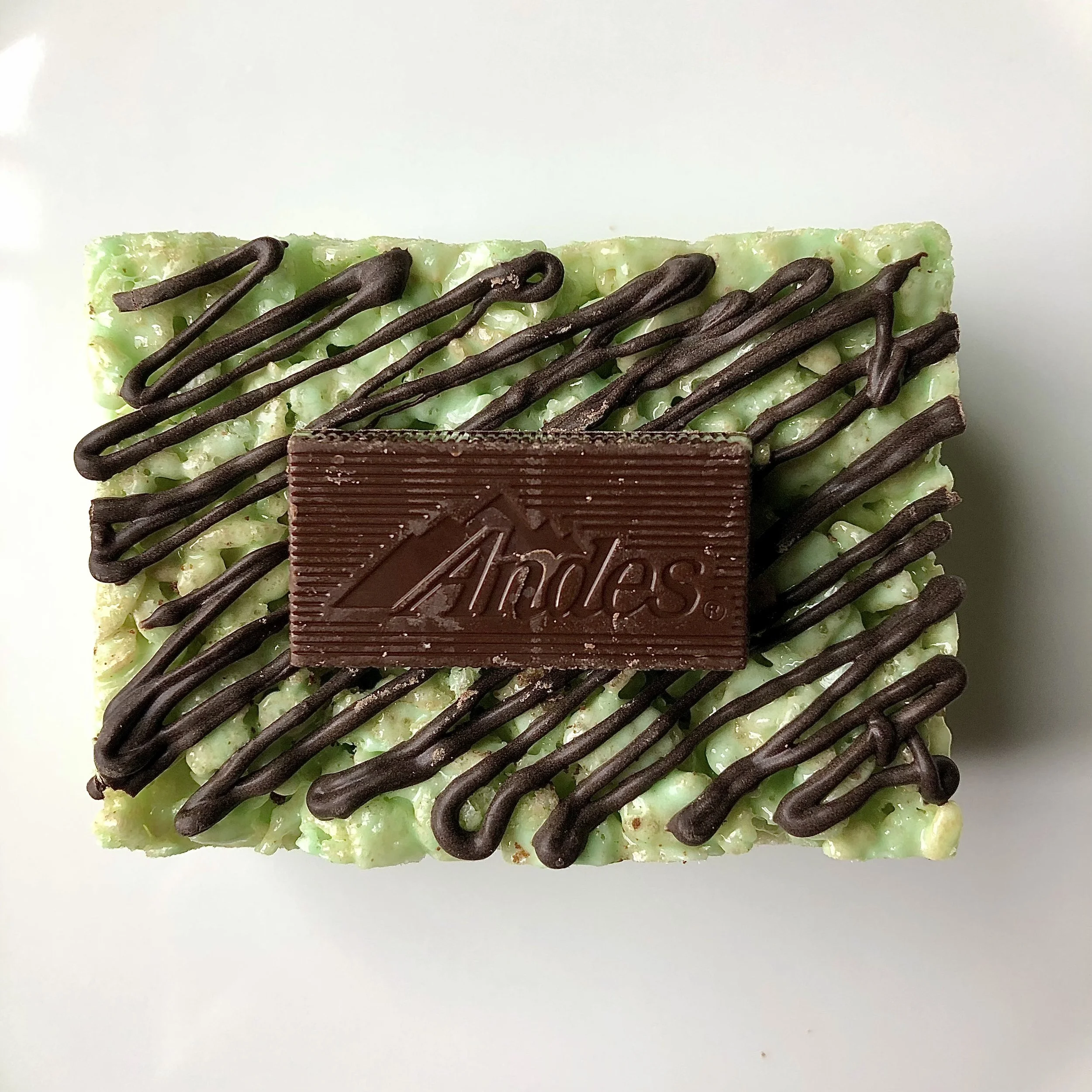 thin mints® GRASSHOPPER PIE RICE CRISPIE TREATS