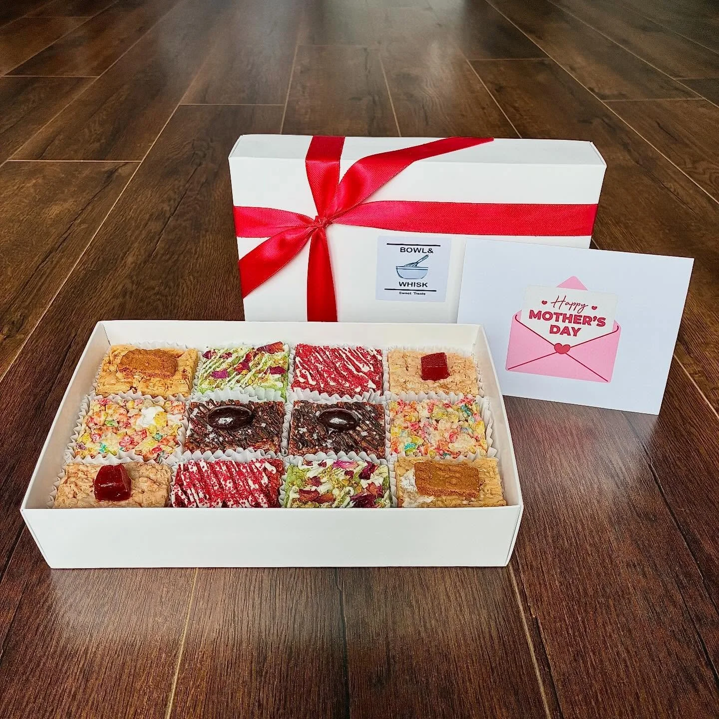 MOTHER&rsquo;S DAY is May 10, 2026.  Surprise mom and &ldquo;mother&rdquo; figures with a sweet surprise with a personal message. Please place orders by May 3 for arrival by Mother&rsquo;s Day.  bowlandwhisksweets.com

Flavors include biscoff&reg;️ c