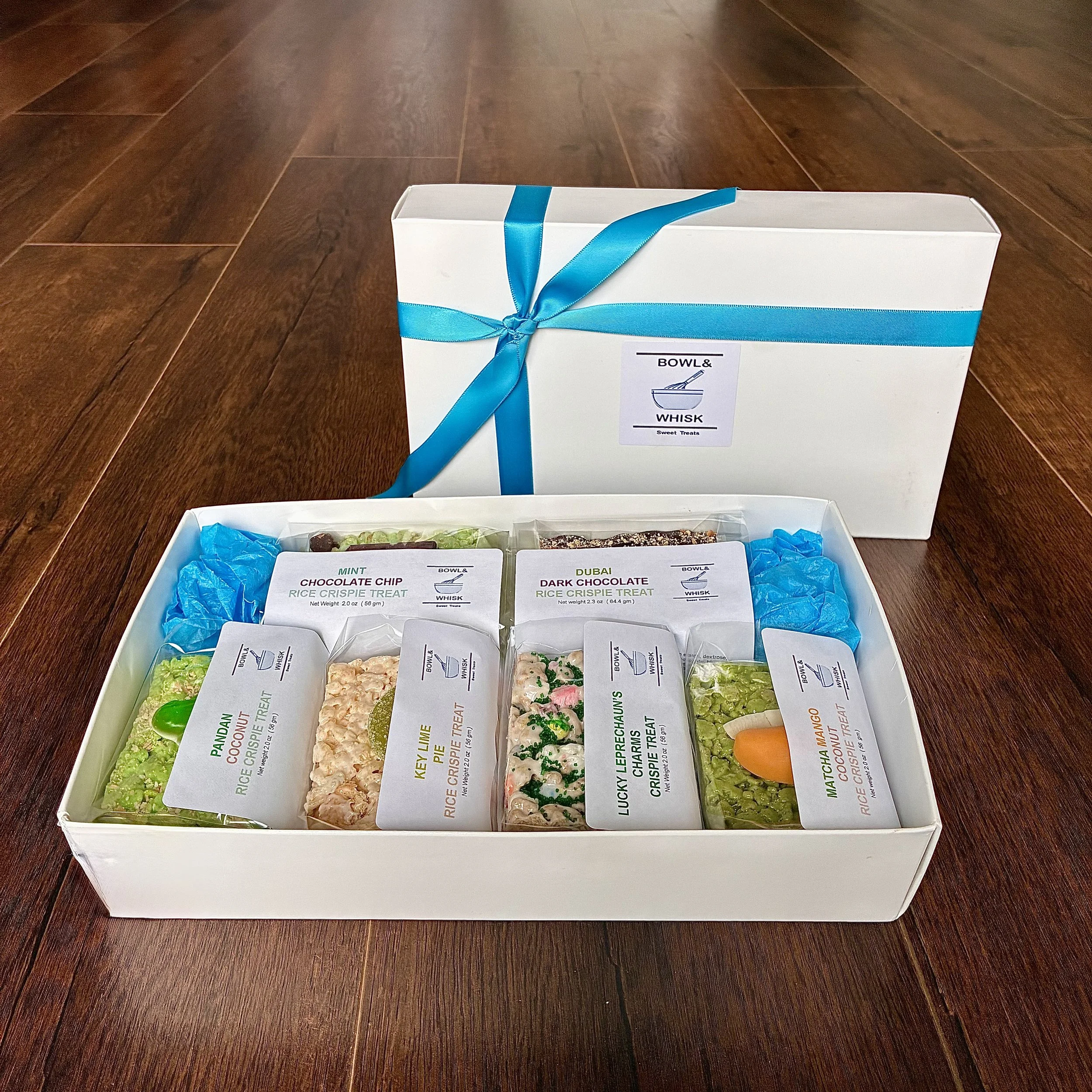 GIFT BOX OF INDIVIDUALLY WRAPPED  RICE CRISPIE TREATS