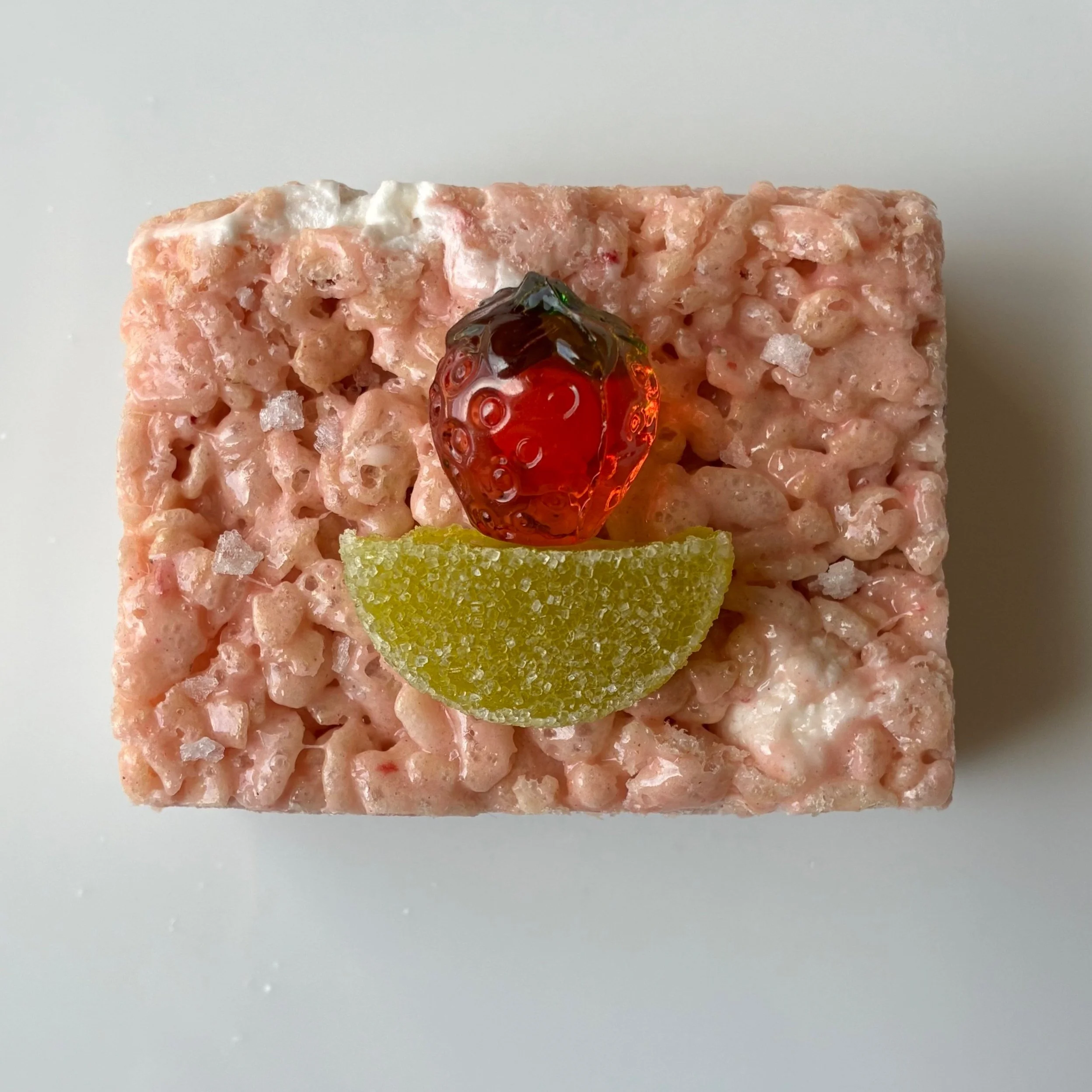 STRAWBERRY MARGARITA RICE CRISPIE TREATS (non-alcoholic)