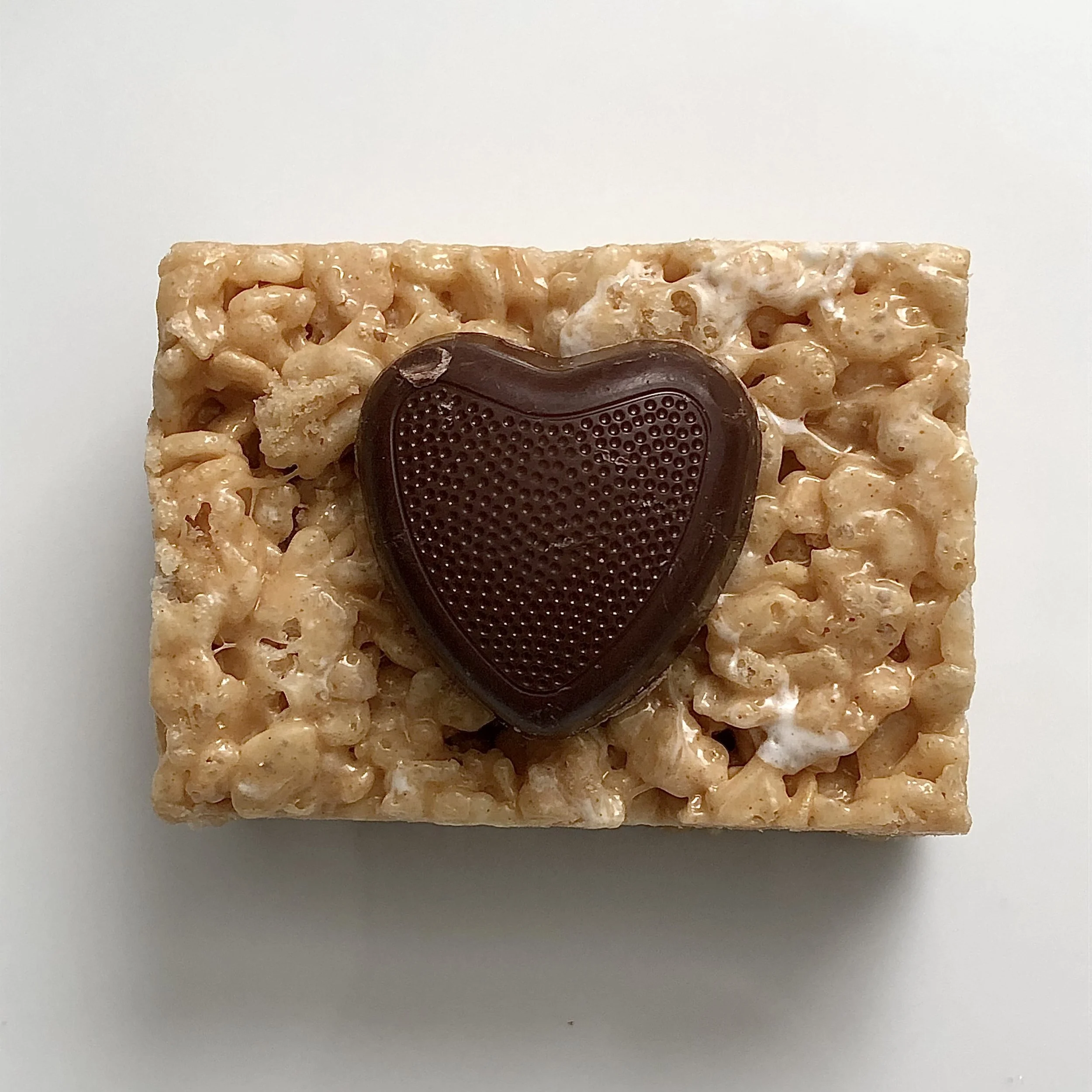 PEANUT BUTTER REESE'S® HEART RICE CRISPIE TREATS