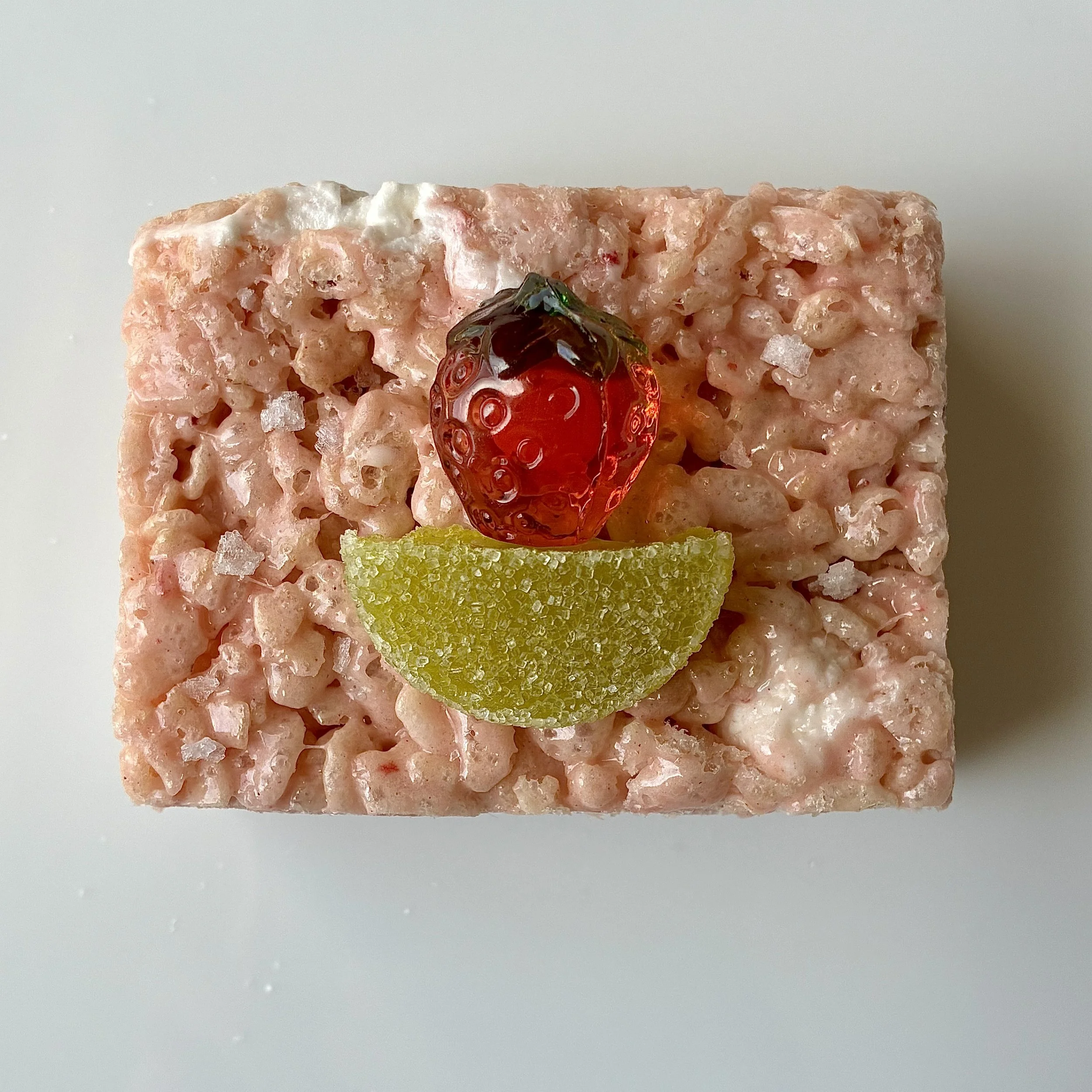 STRAWBERRY MARGARITA RICE CRISPIE TREAT (NON ALCOHOLIC)