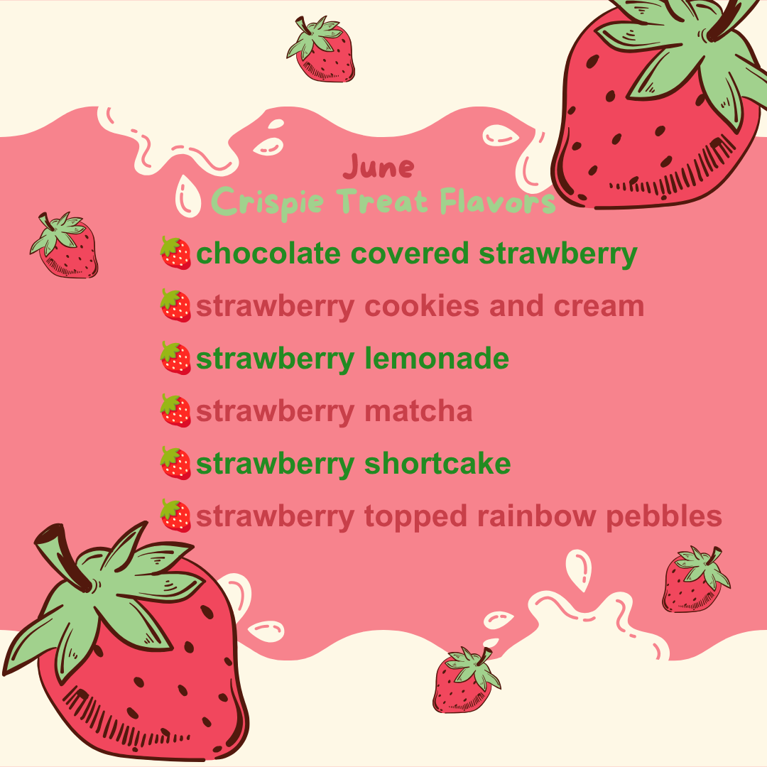 JUNE 2026 RICE CRISPIE TREAT FLAVORS