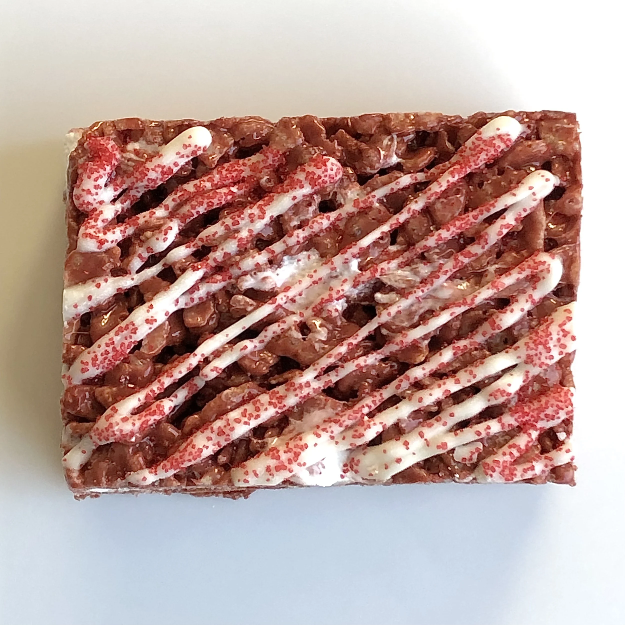 RED VELVET RICE CRISPIE TREATS