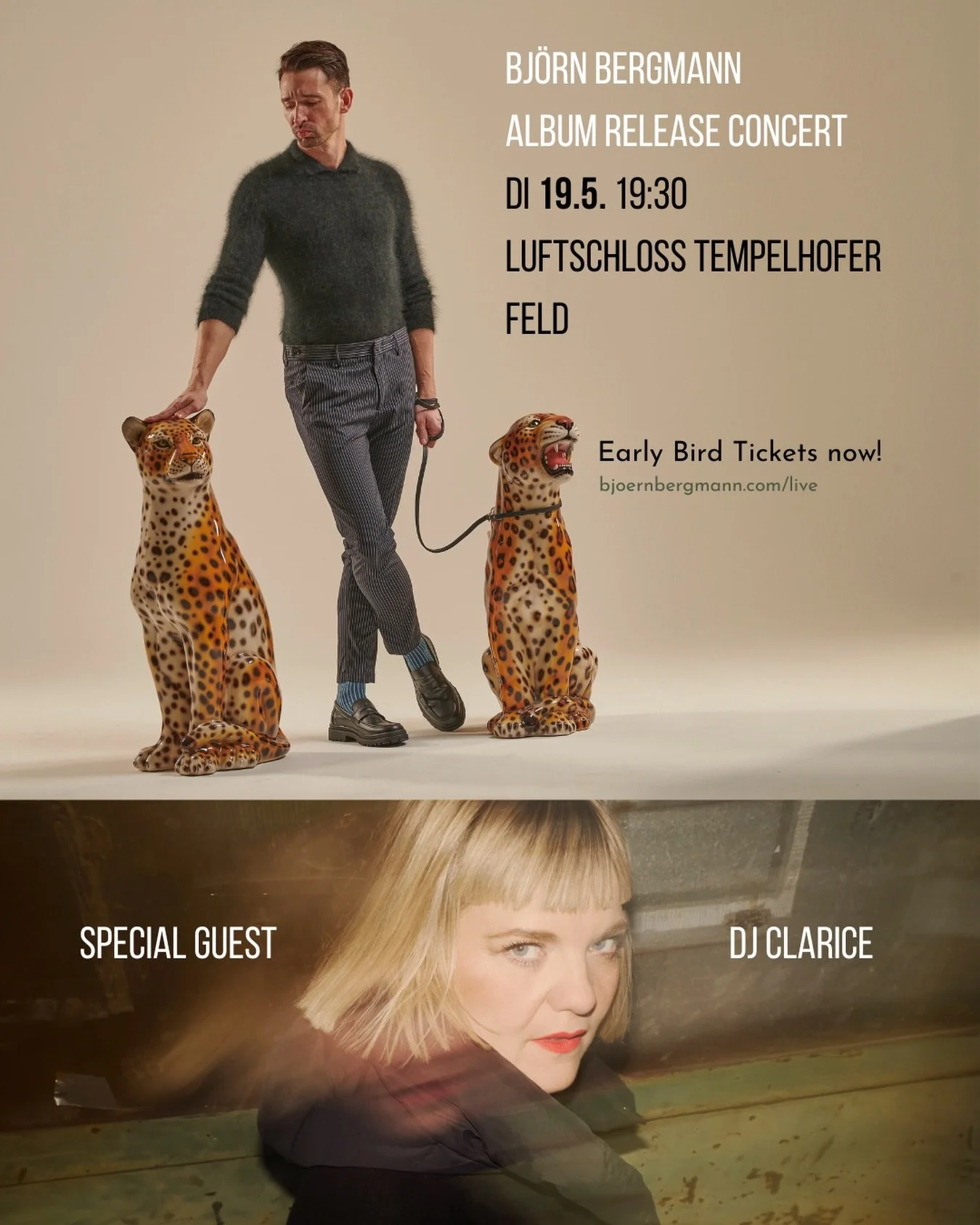 May 19th | Luftschloss Tempelhof ☁️
So excited to welcome DJ Clarice as our special guest for the night. ❤️
It&rsquo;s going to be a vibe you don&rsquo;t want to miss.
Make sure to use our Early Bird offer to secure your spot for less. 
See you on th