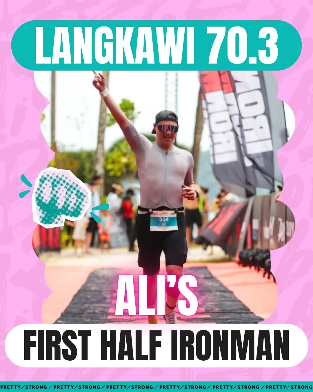 Client shoutout to our guy Ali. 

Langkawi 70.3. 
Full Send.

His word: &ldquo;I&rsquo;m a badass.&rdquo; No lies detected 😎

From battling typhoons in training, to executing his best-ever bike power numbers on race day&hellip; Ali showed upppp
 Not