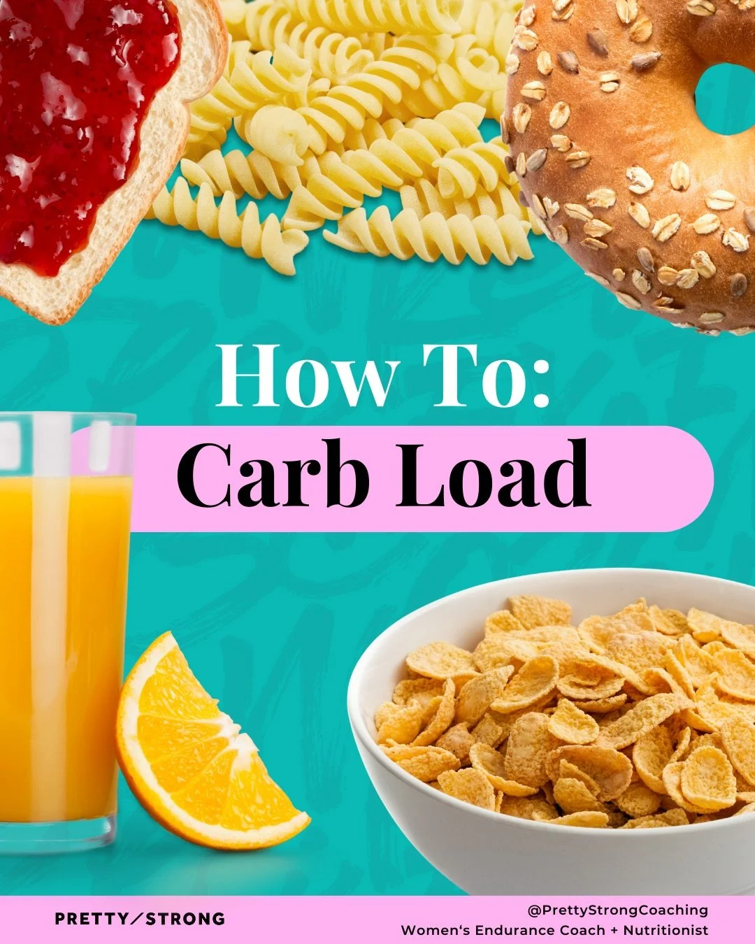 Ok so Carb Loading is actually pretty aggressive 😂

And people have no idea the actual numbers the SHOULD be hitting.

Carb loading is an actual strategy.
 It has a formula, a timeline, and a purpose - and when you do it properly, your race day feel