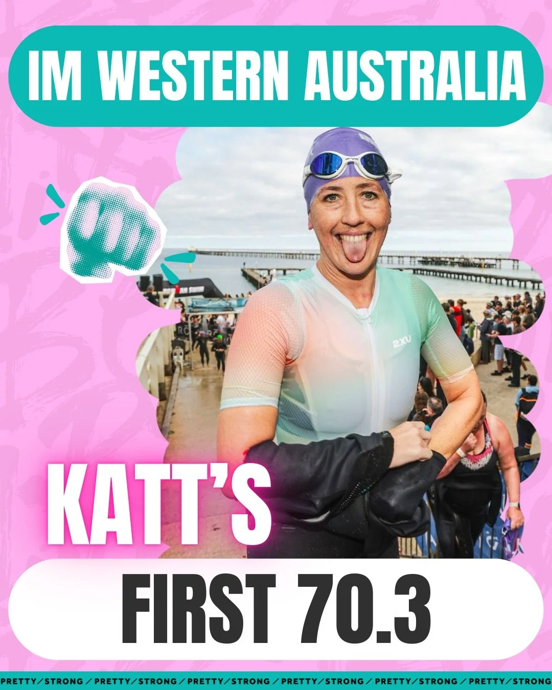 Client Shoutoutttttt

First 70.3.

5:57:12

Under 6 hours.

Katt&rsquo;s goal wasn&rsquo;t a time &ndash; it was sticking to a plan and seeing what her body could do 🥹

She had the same worries most athletes do:

- bike issues
- a hard run
- and whe