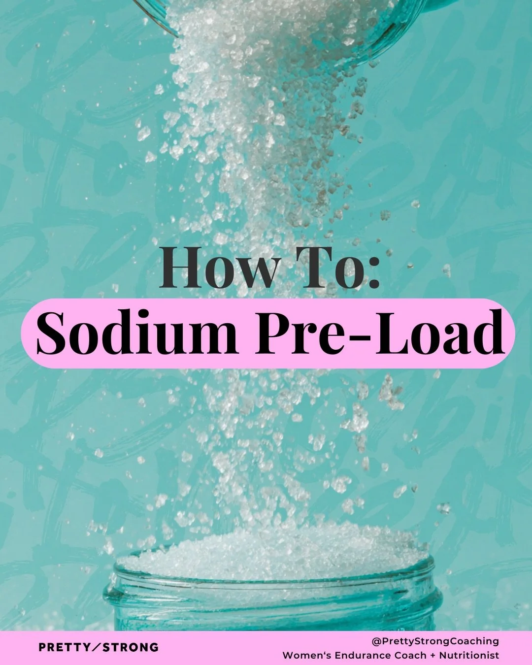 Most endurance athletes think hydration during your session is enough.

It&rsquo;s not.

You want to be beginning your training session or race fully hydrated so you&rsquo;re not feeling like you&rsquo;re playing catch-up.

That&rsquo;s where sodium 