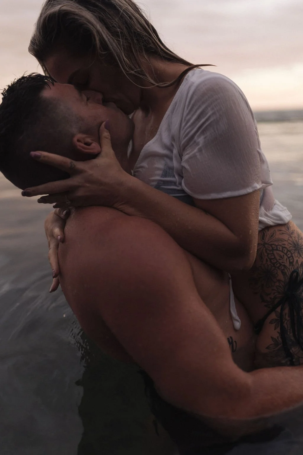 Lina and Josh | Couples Session, Newcastle Bogey Hole